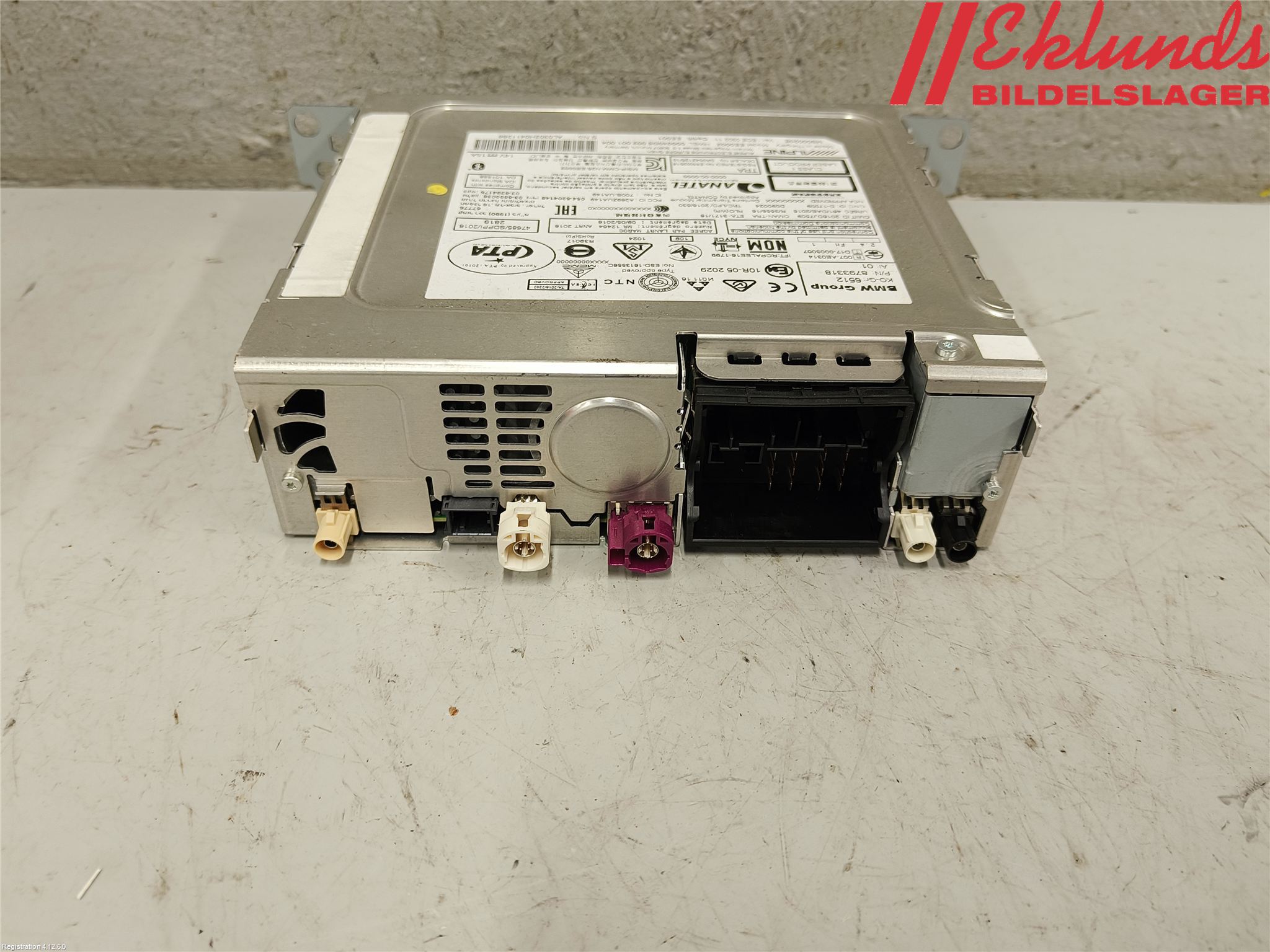 BMW 5 G30/G31/F90 17-23 Cd Radio - Multimediapanel
