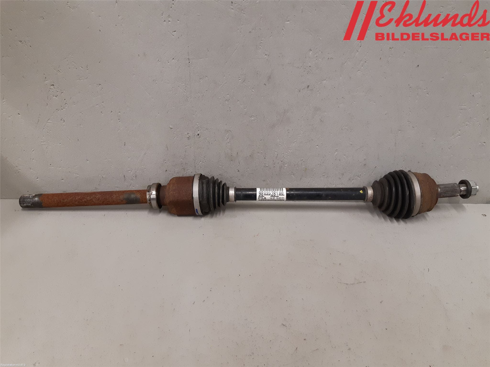 Peugeot 308 14-21 Drivaxel Fram Höger