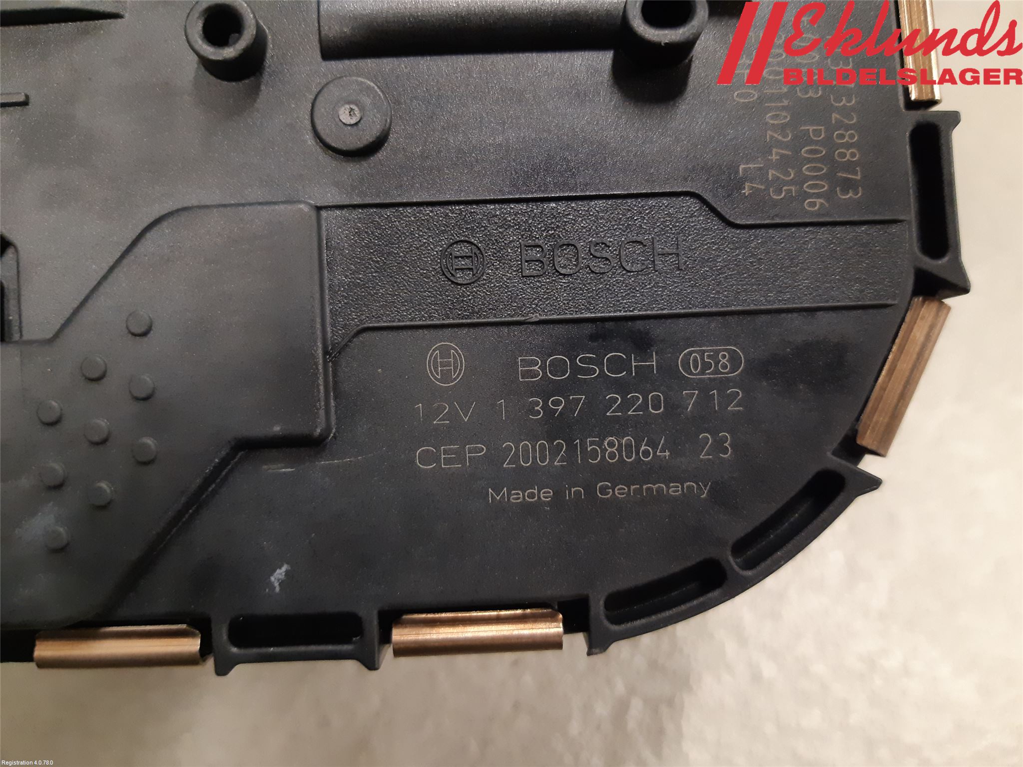 Skoda OCTAVIA (5E) 13-20 Torkarmotor Vindruta