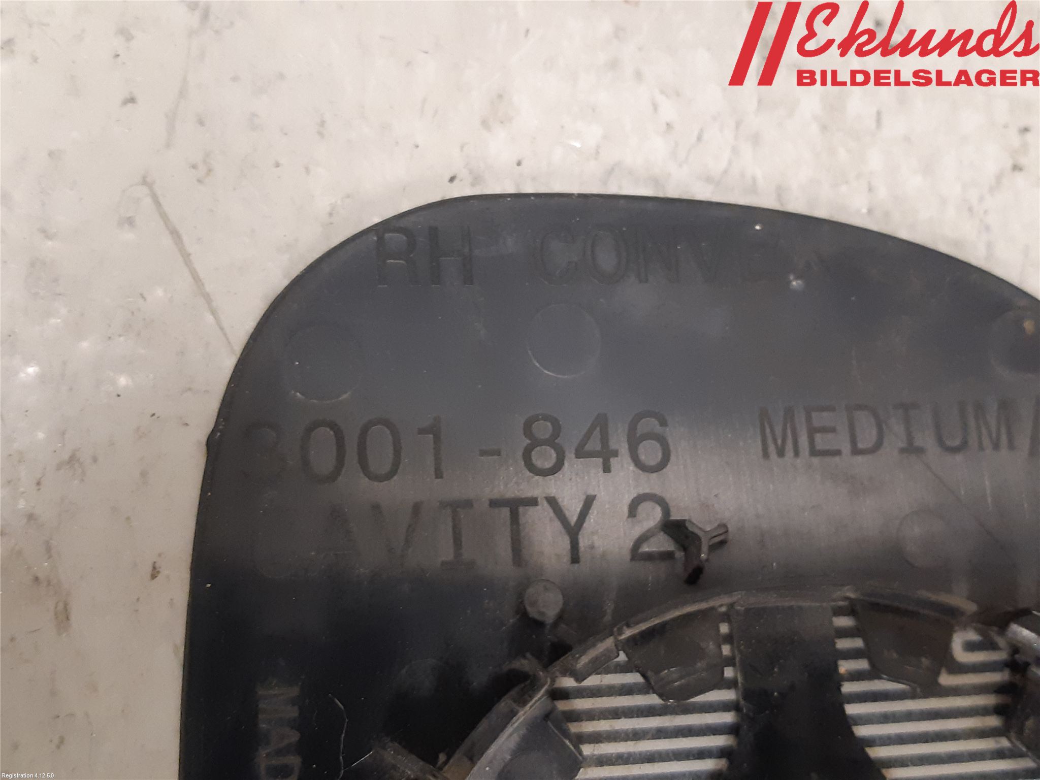 Volvo V70 08-13 Spegelglas Hö