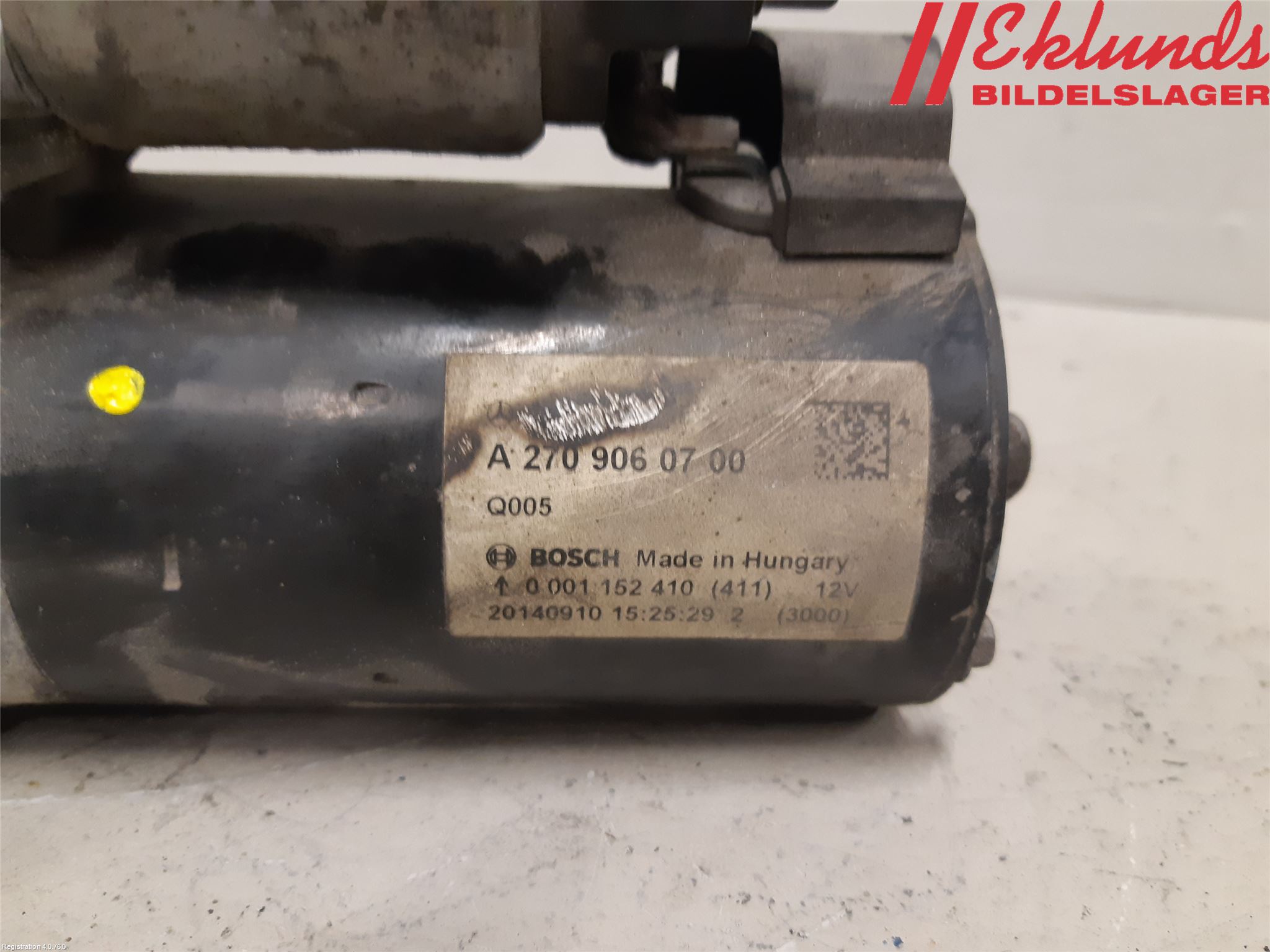 Mercedes-Benz MB B-KLASS (W246/W242) 12-19 Startmotor