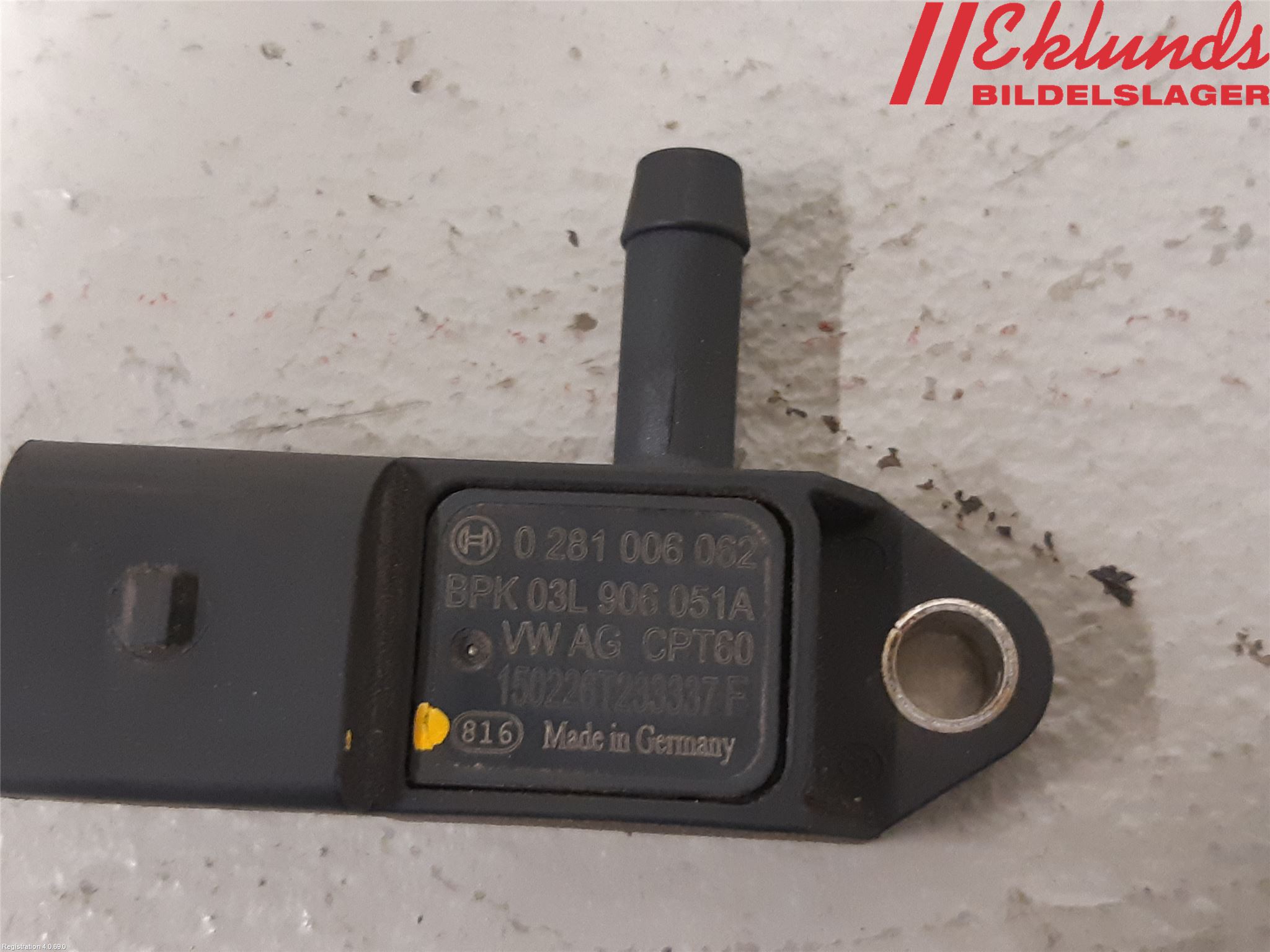 Volkswagen VW CRAFTER 06-16 Givare Temp-Tryck Avgas