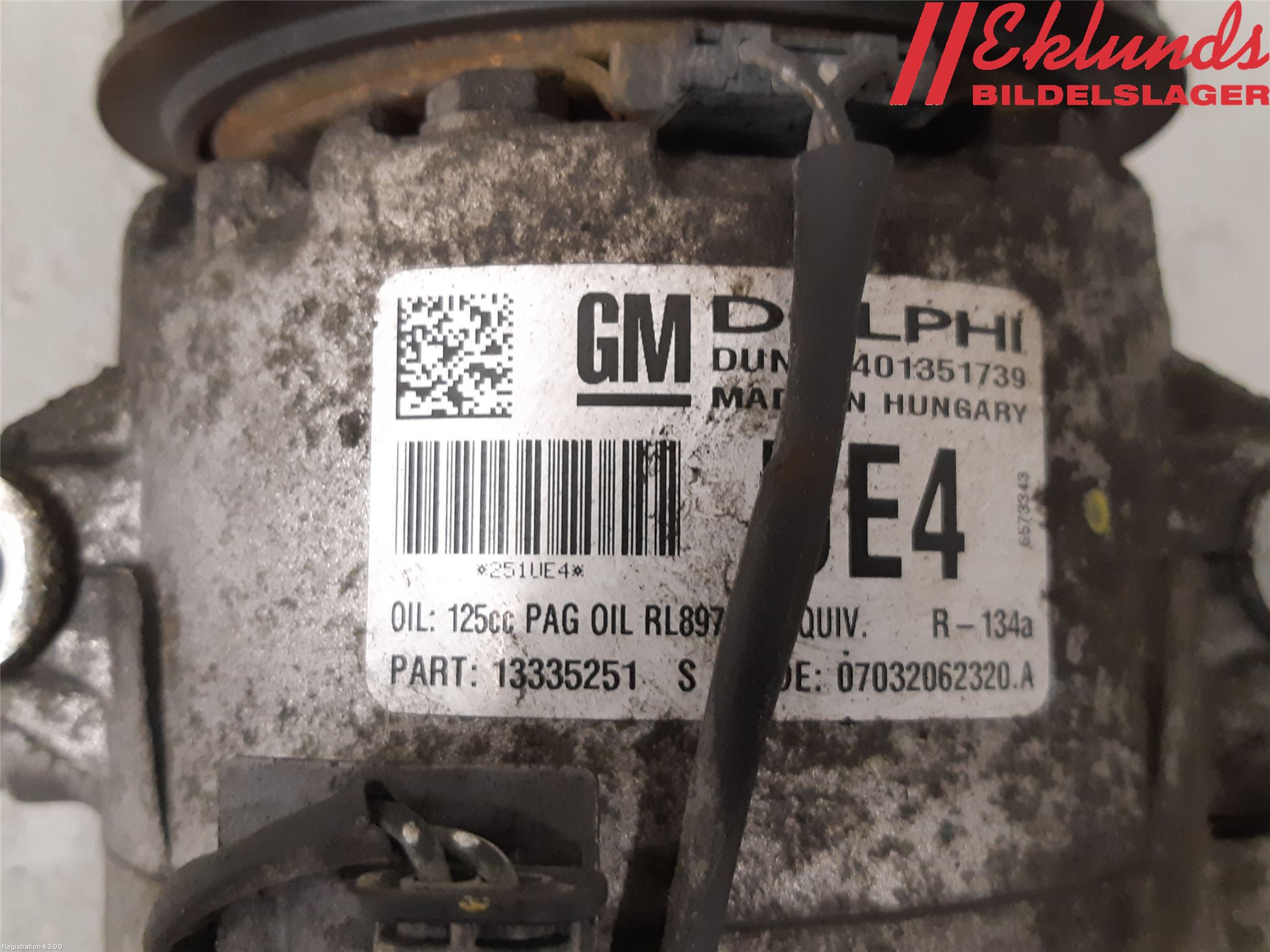 Opel ASTRA J 10-15 Ac Kompressor