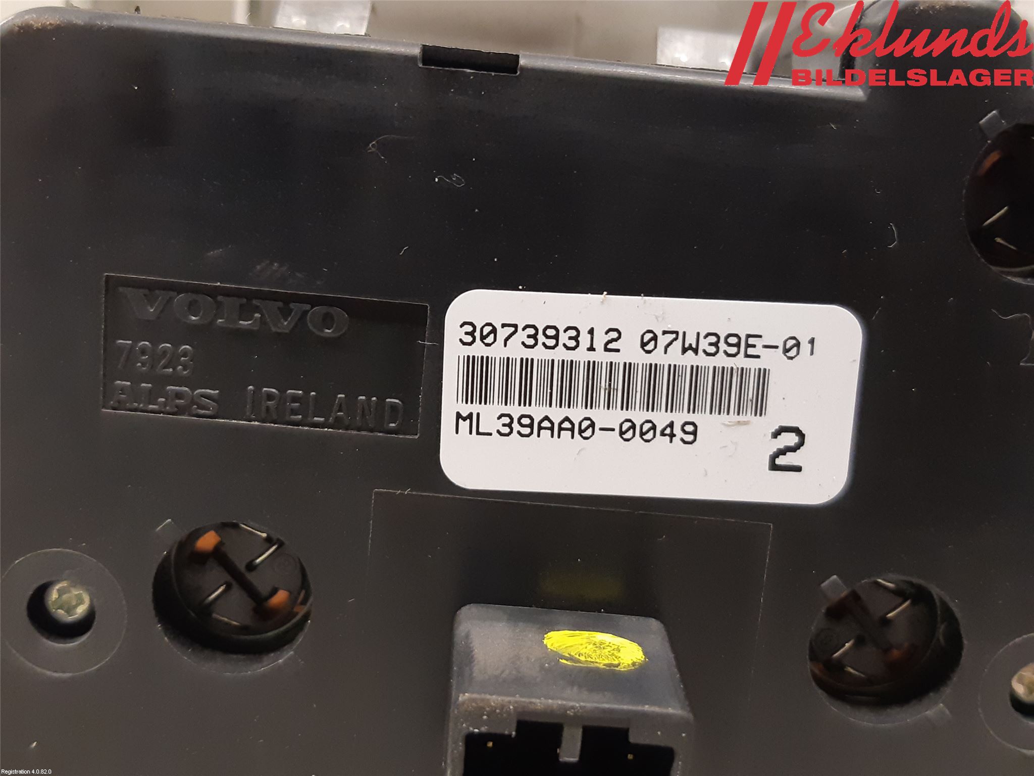 Volvo S60 05-10 Strömställare Ljus