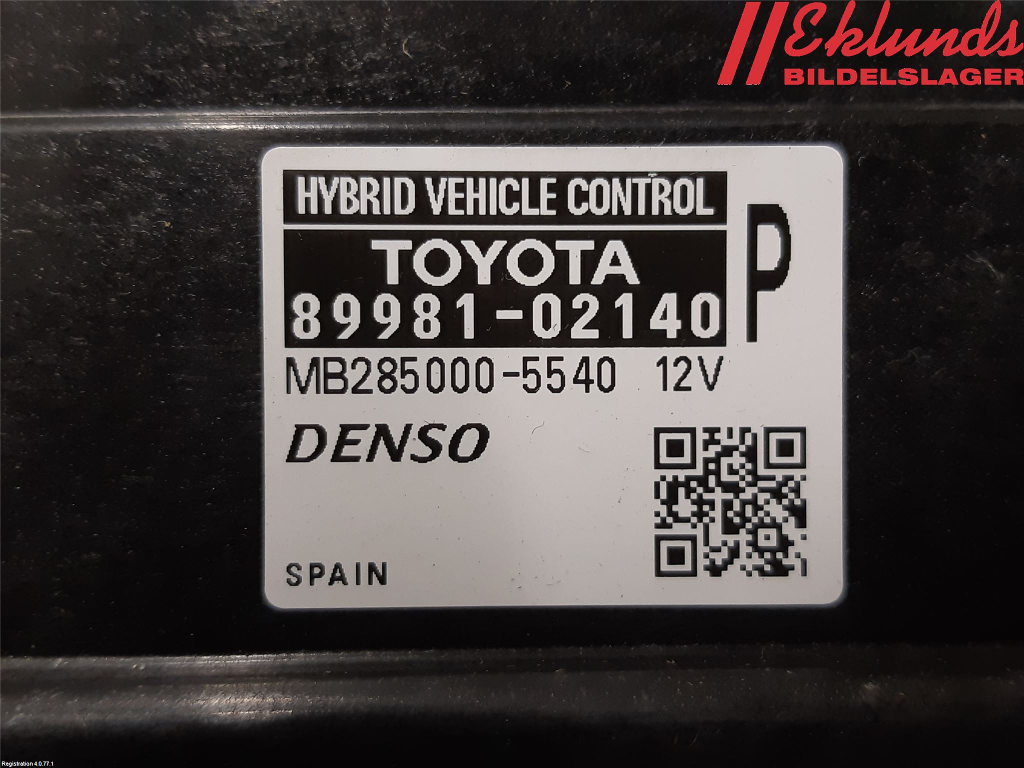 Toyota AURIS 13-19 Styrenhet Övrigt