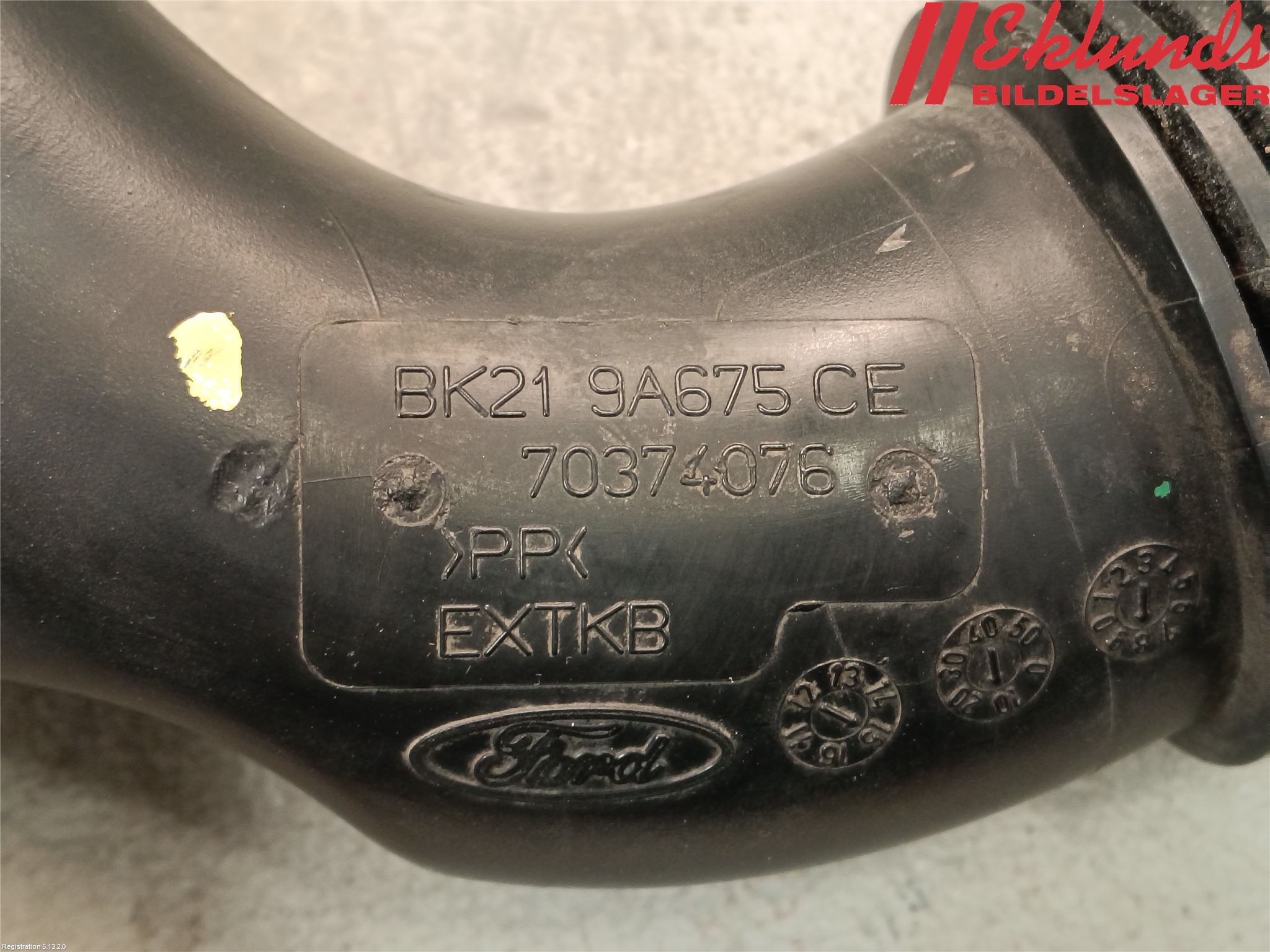 Ford TRANSIT SKÅP/BUSS 14-22 Förg-Bälg-Rör Mot Luftr
