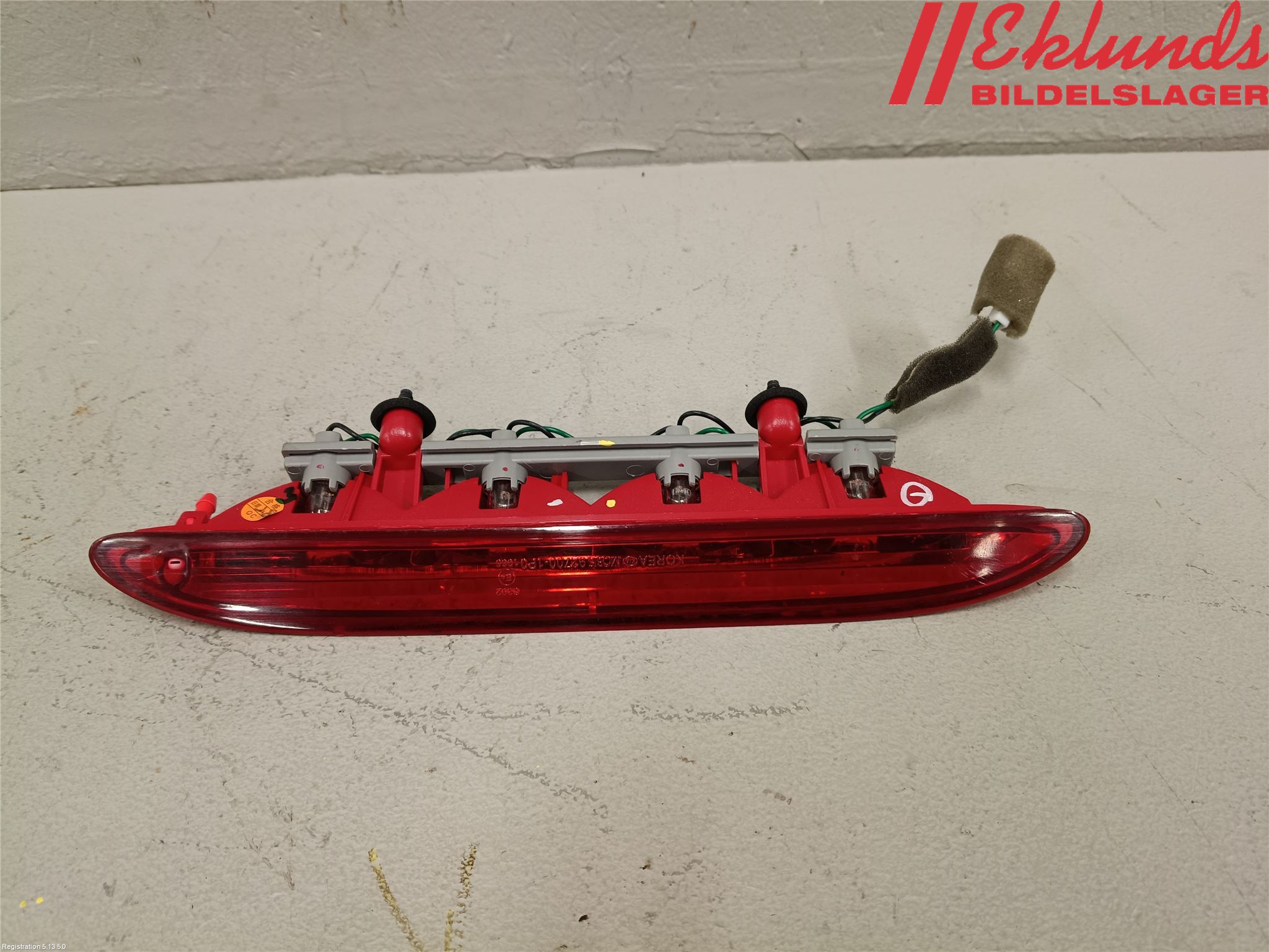 Kia VENGA 10-19 Bromsljus Bakruta