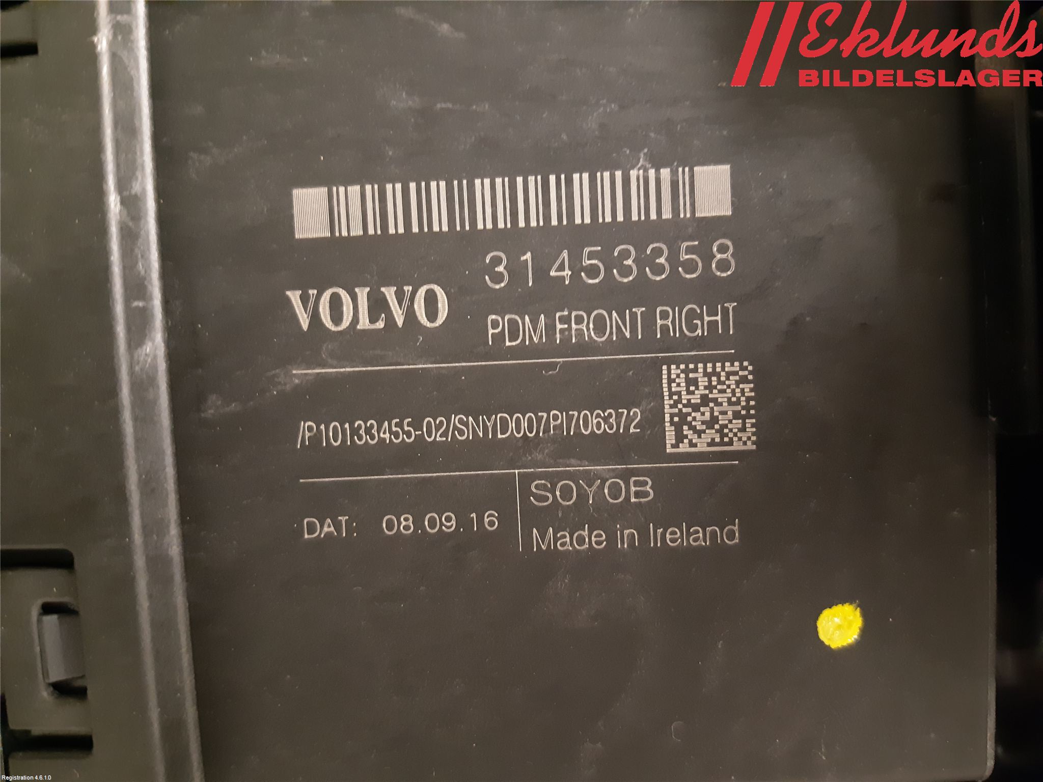 Volvo XC90/RECHARGE 16- Fönsterhiss El Kompl