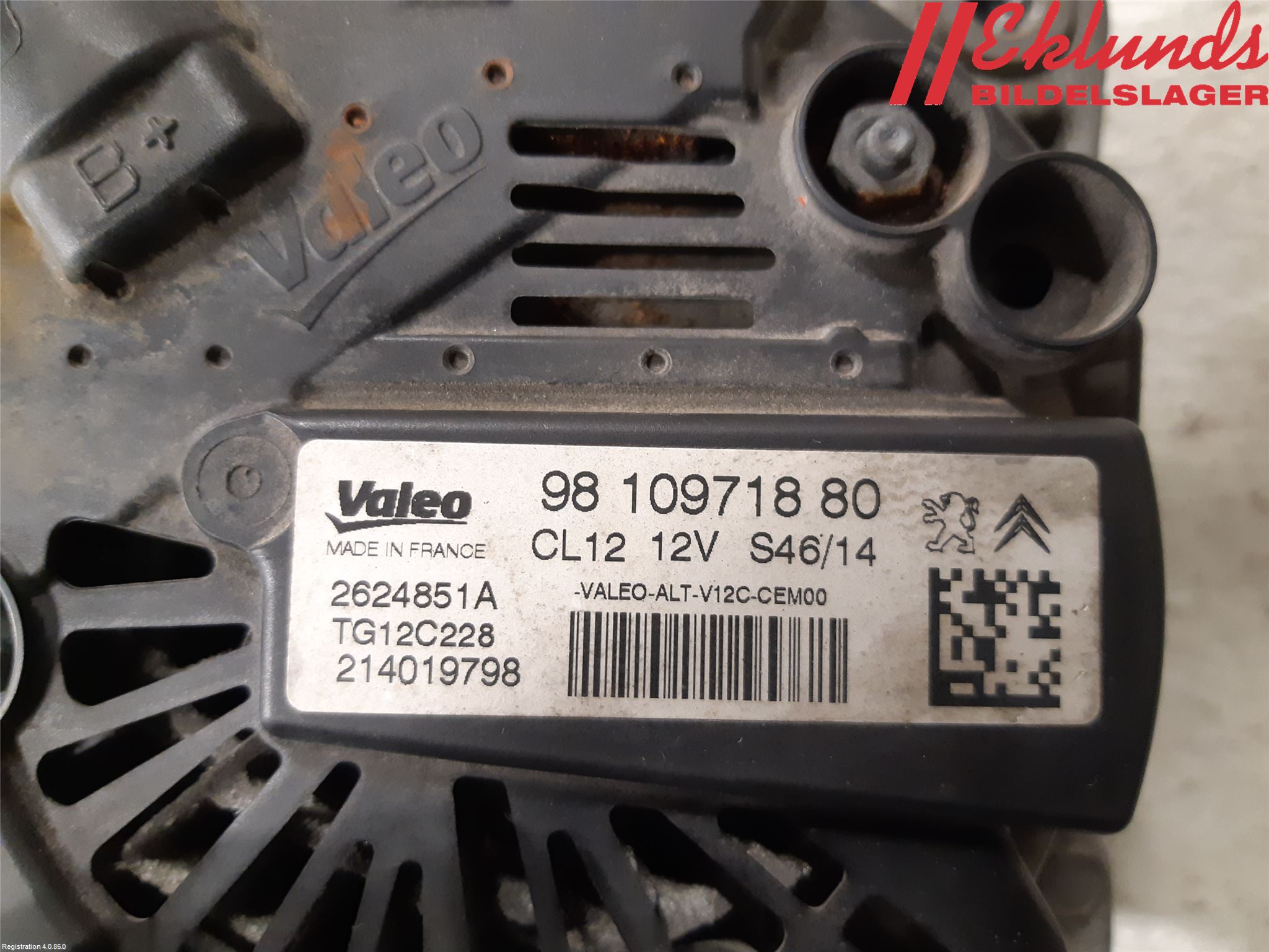 Citroen C4 CACTUS 14-20 Generator