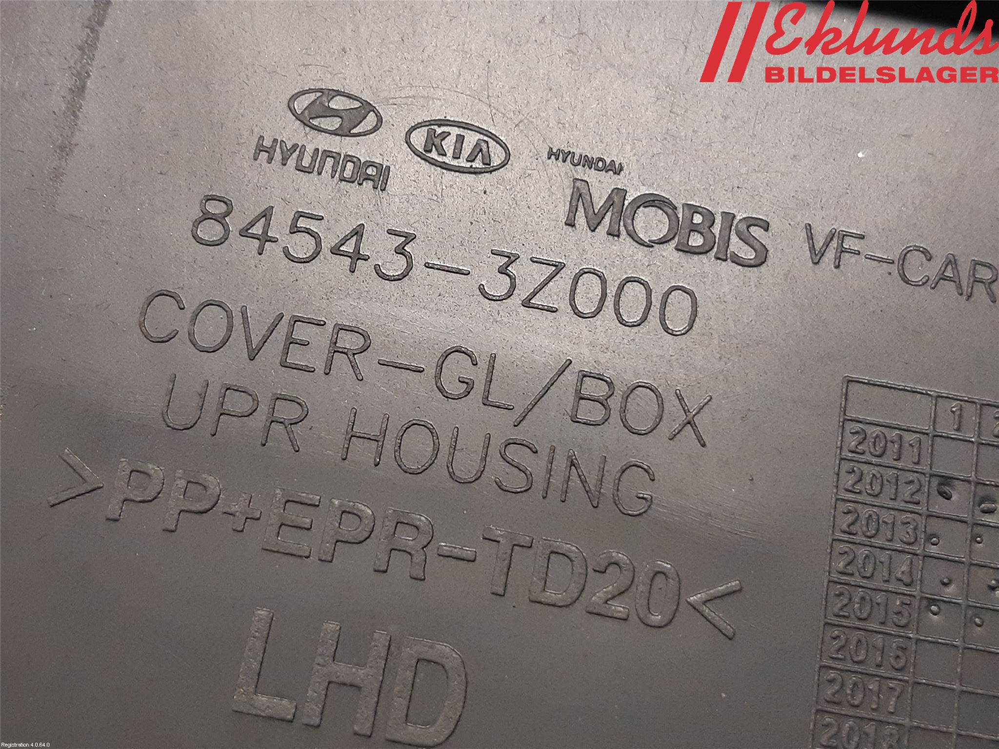 Hyundai i40 16-18 Handskfack