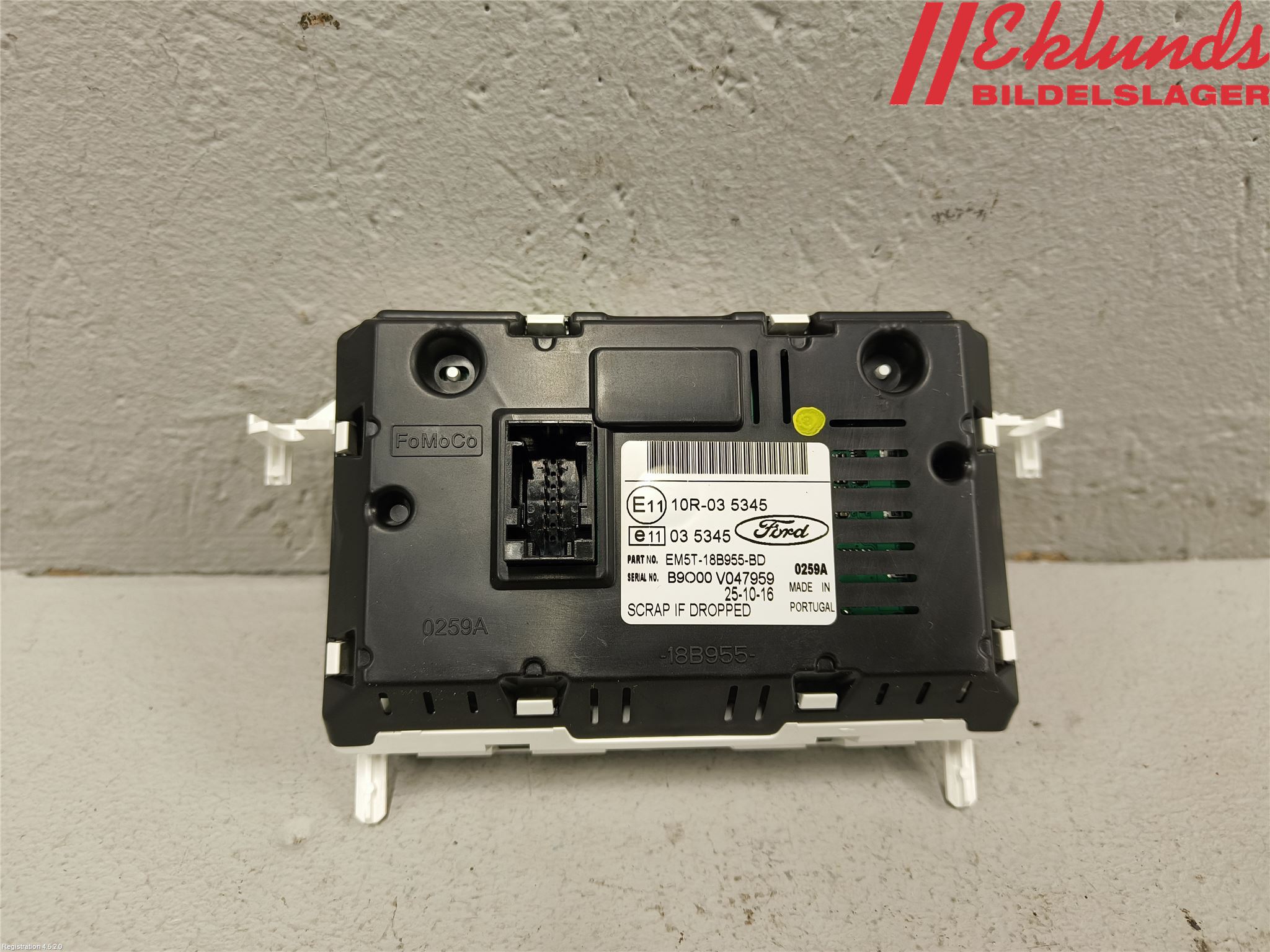 Ford TRANSIT/TOURNEO CONNECT 13-22 Multifunktionsdisplay