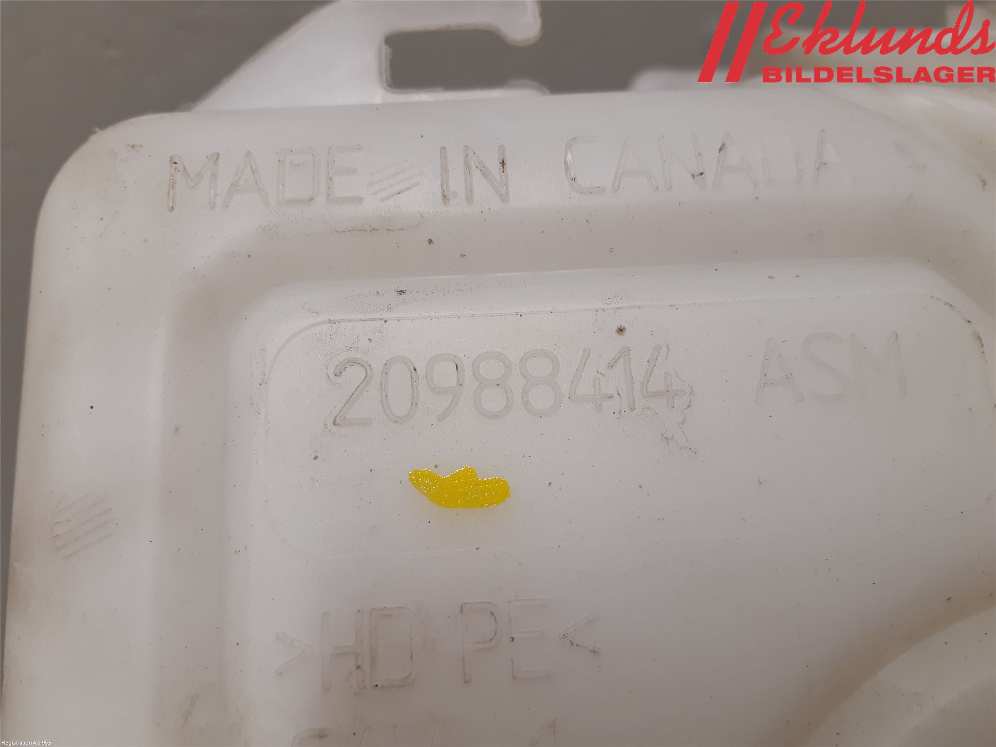 Opel AMPERA 12-16 Spolartank Vindruta