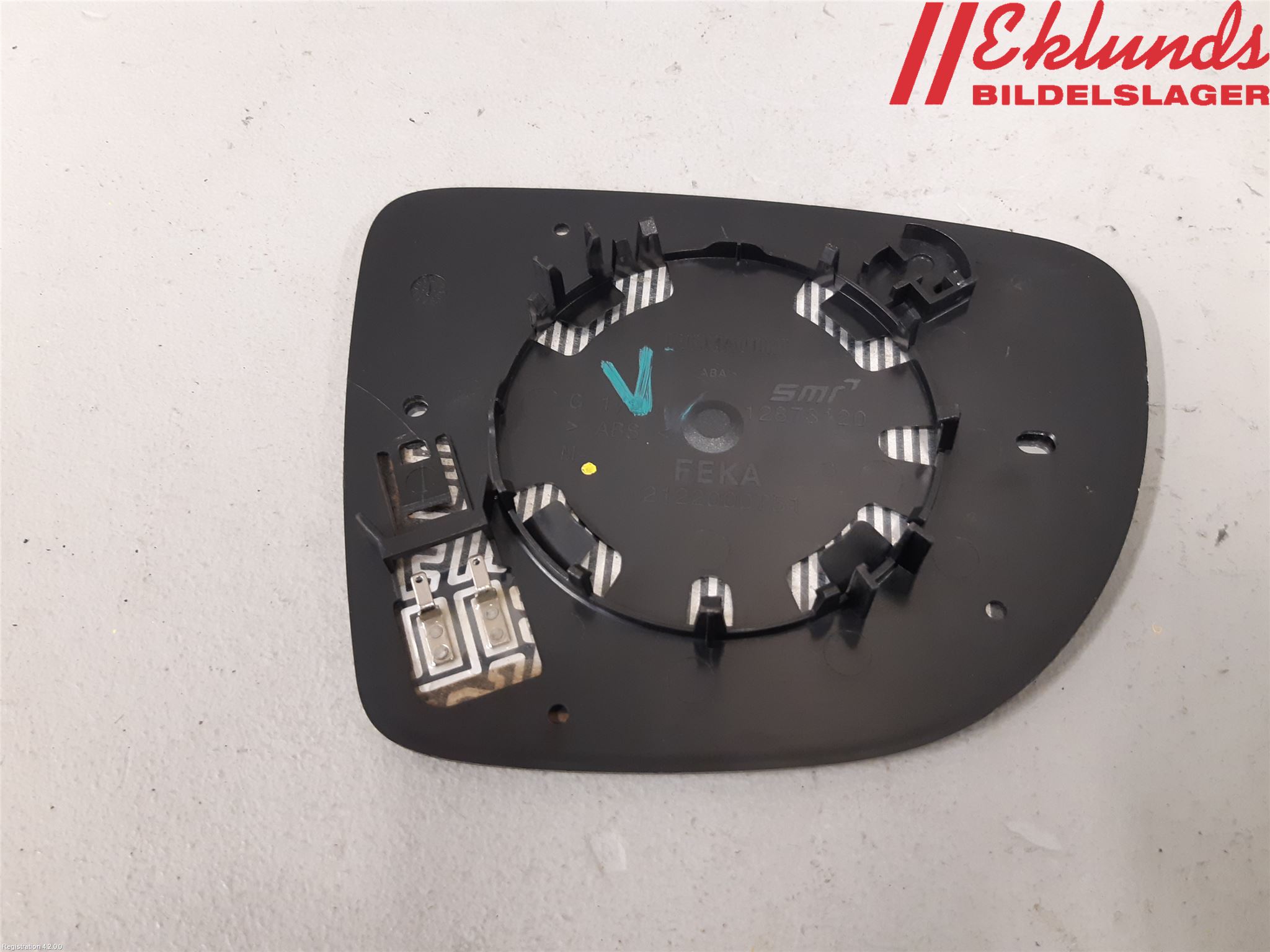 Renault CLIO IV 12-16 Spegelglas Vä