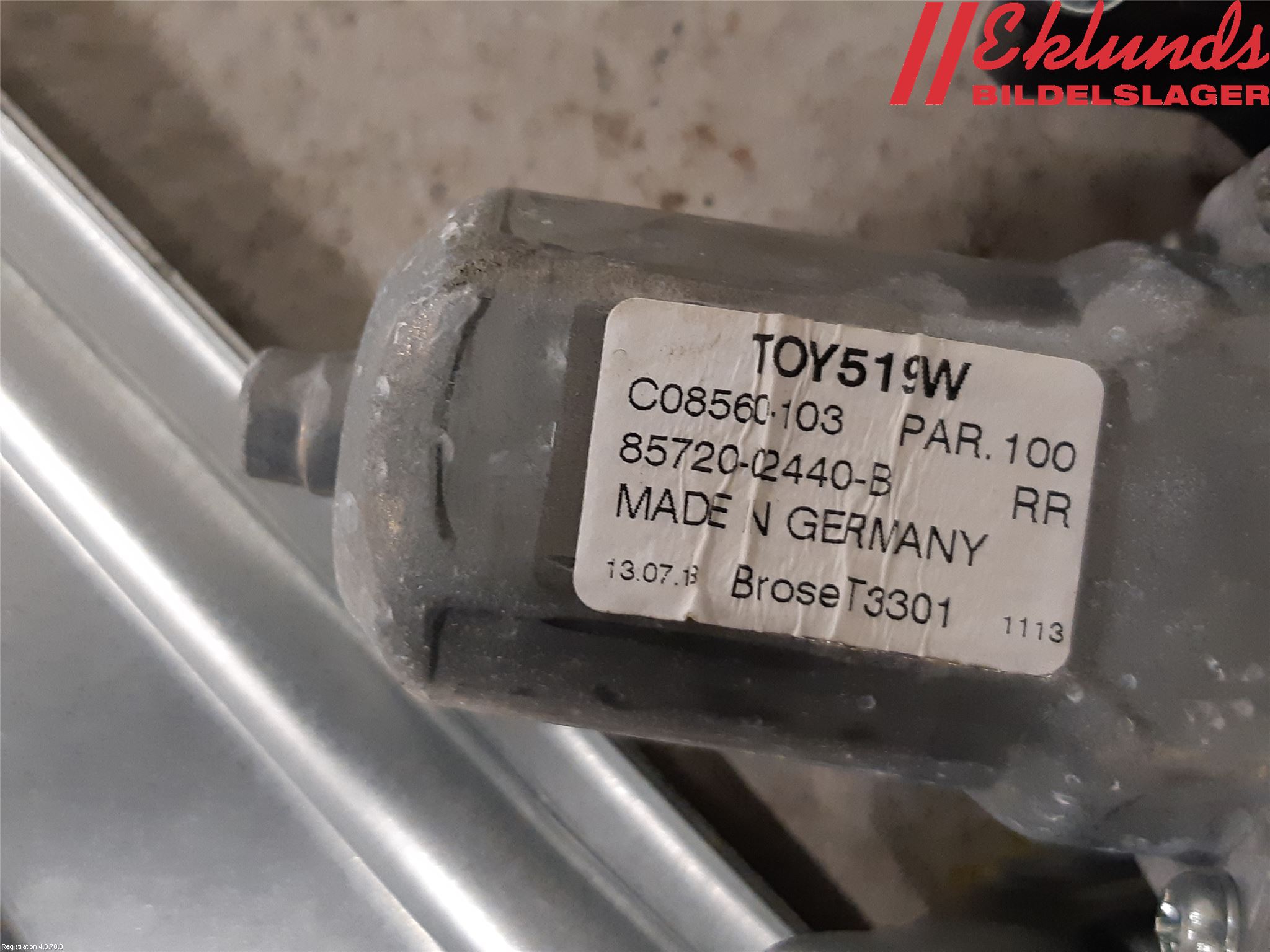 Toyota AURIS 13-19 Fönsterhiss El Kompl