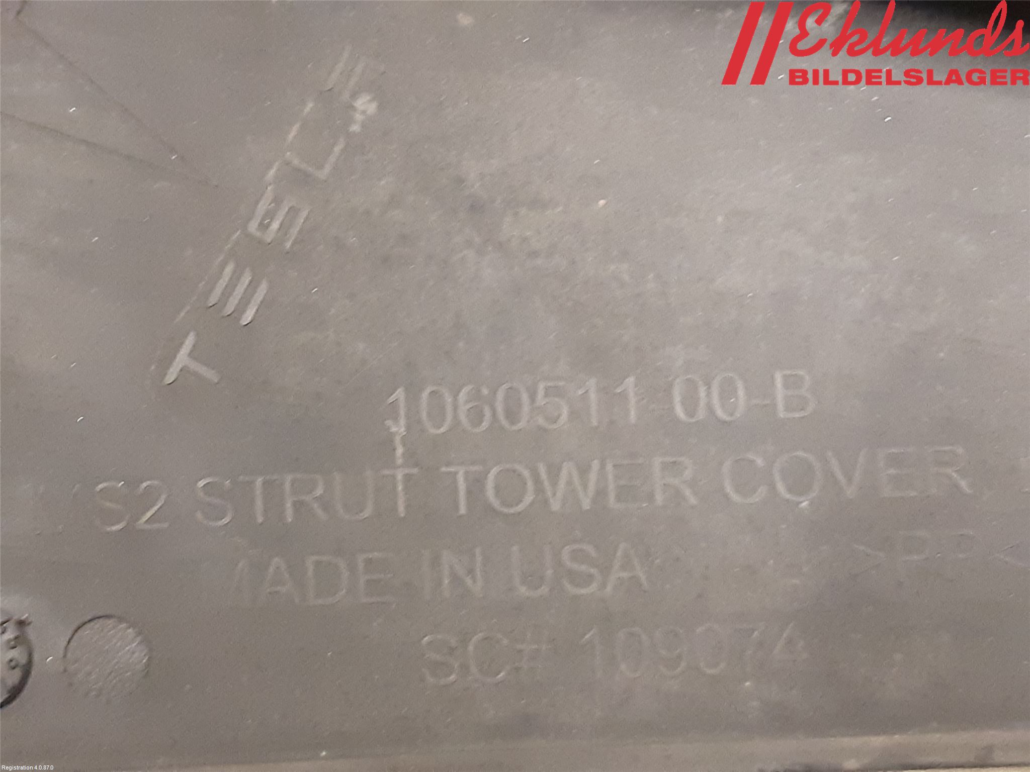 Tesla MODEL S 13- Täckplast Front