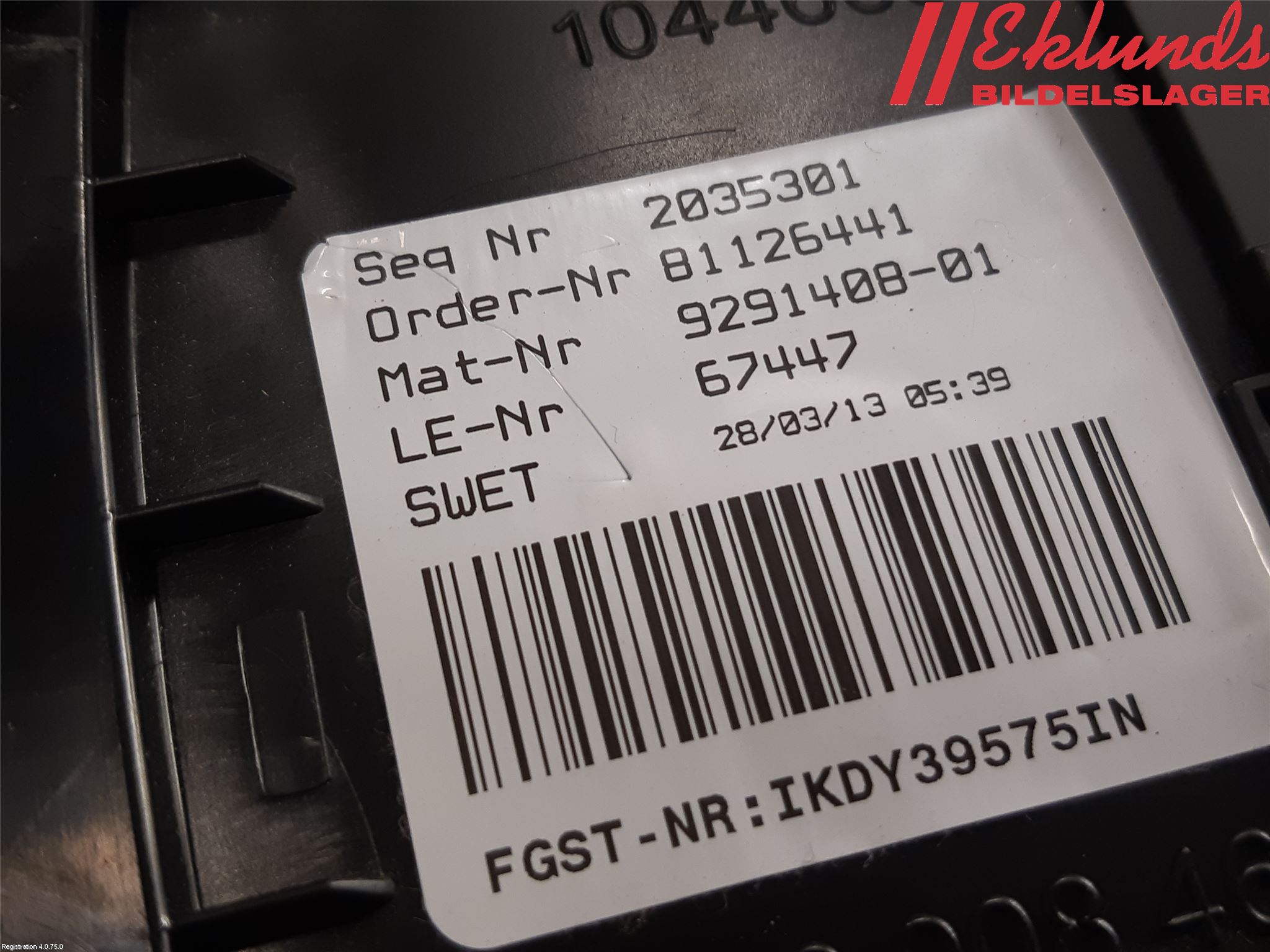 BMW 5 F10/F11/F18 09-17 Instrument Komb