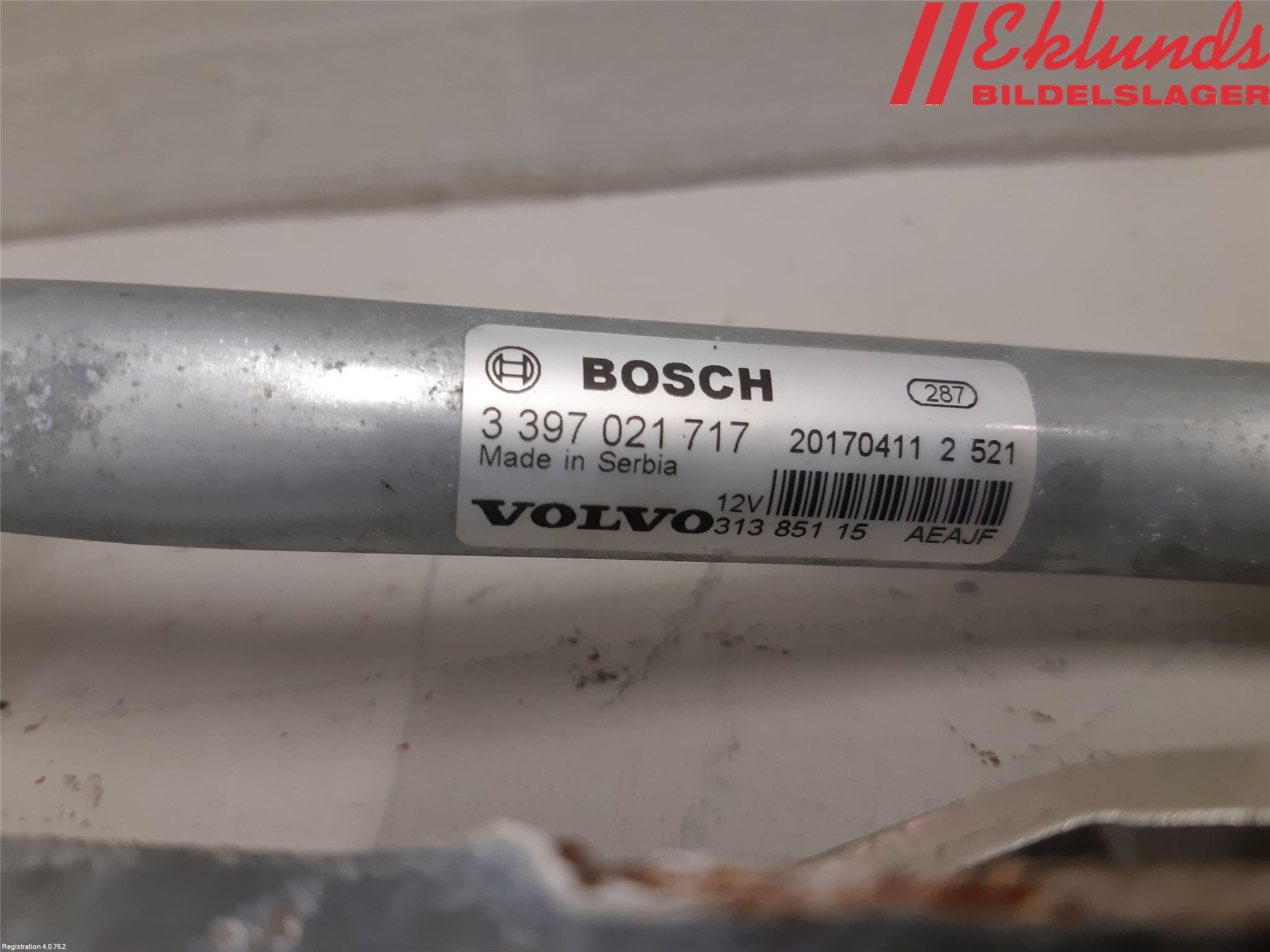 Volvo V90 17->> Torkarmekanism Vindruta