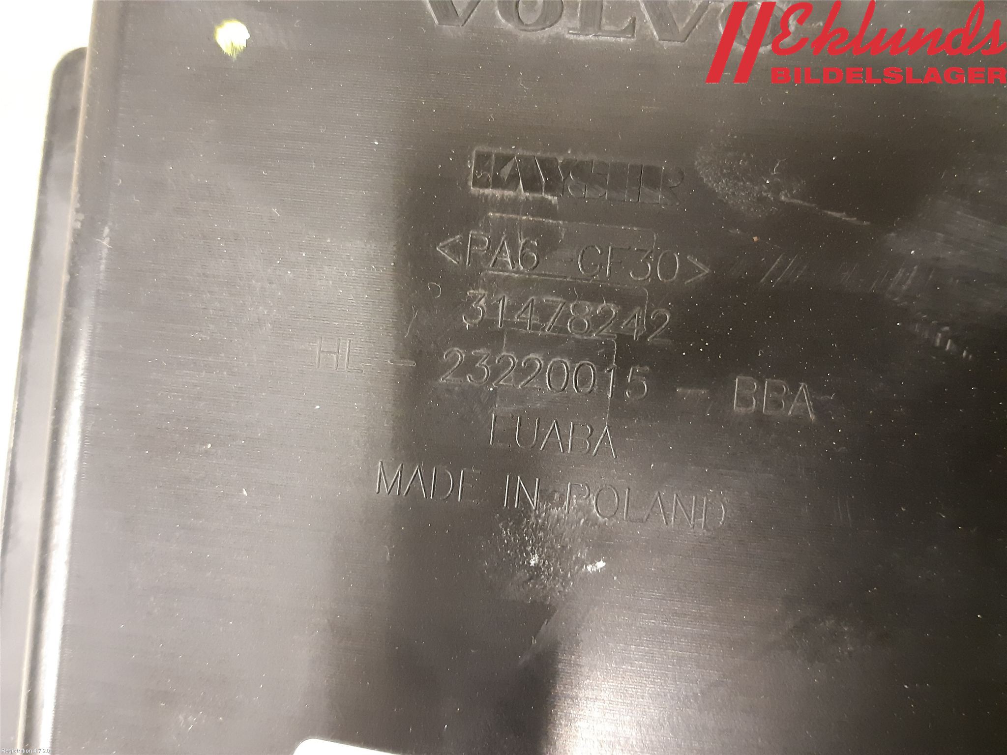 Volvo XC90/RECHARGE 16- Bränsle Kolkanister