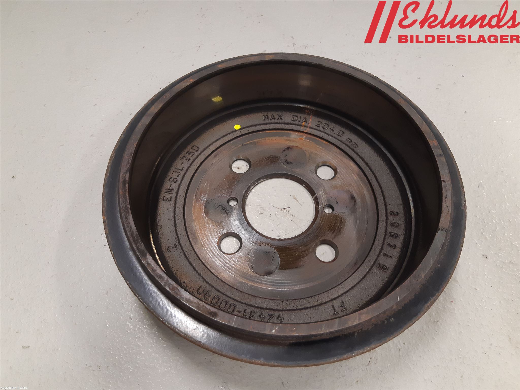 Toyota YARIS XP130 15-20 Bromstrumma Bak