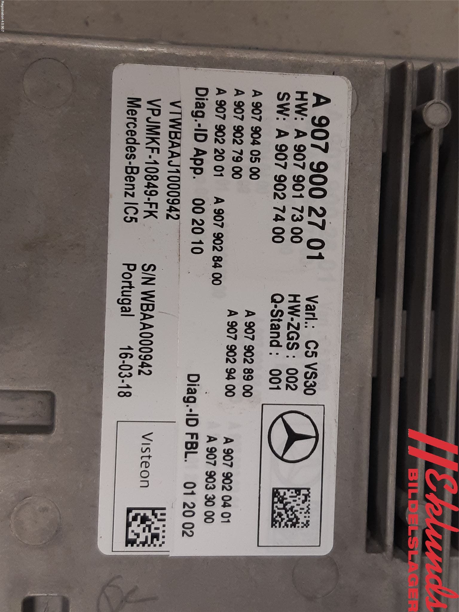 Mercedes-Benz MB SPRINTER (W907/W910) 19- Cd Radio - Multimediapanel