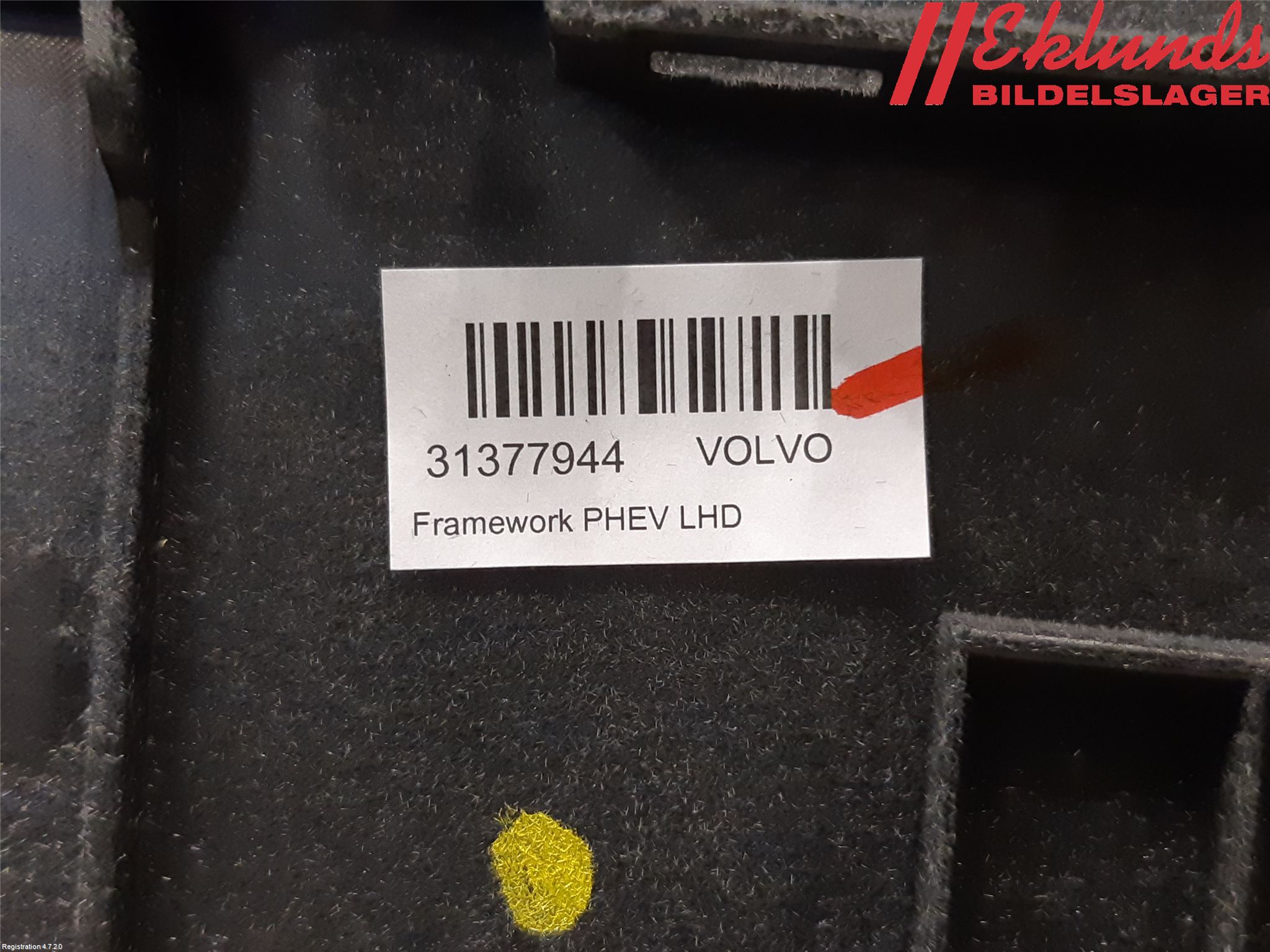 Volvo XC90/RECHARGE 16- Inr Tunnelfack