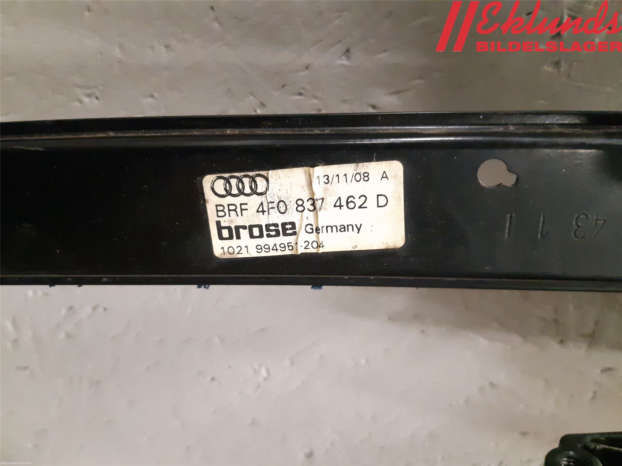 Audi A6/S6     05-11 Fönsterhiss El Kompl