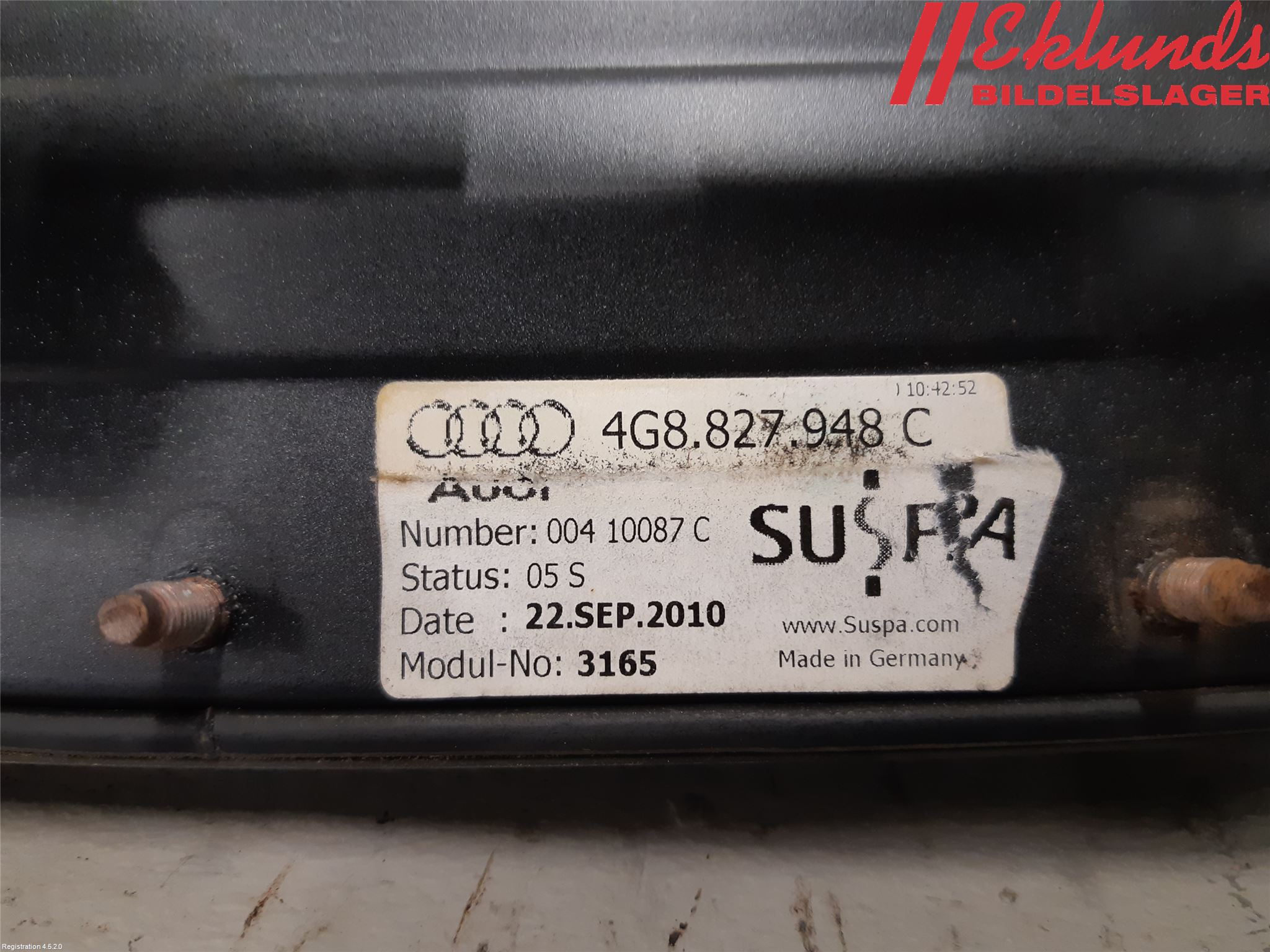 Audi A7/S7 4G 11-17 Spoiler Baklucka