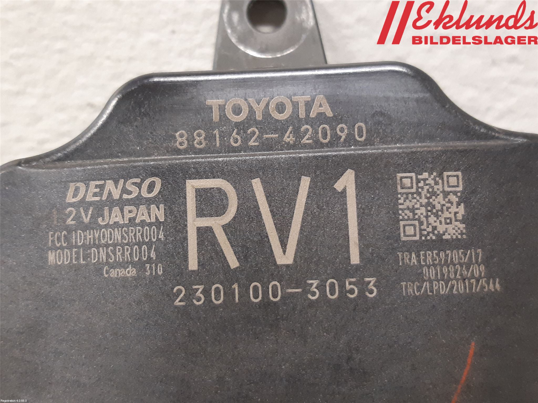 Toyota RAV4 19- Sensor Aktivt Kollisionsskydd