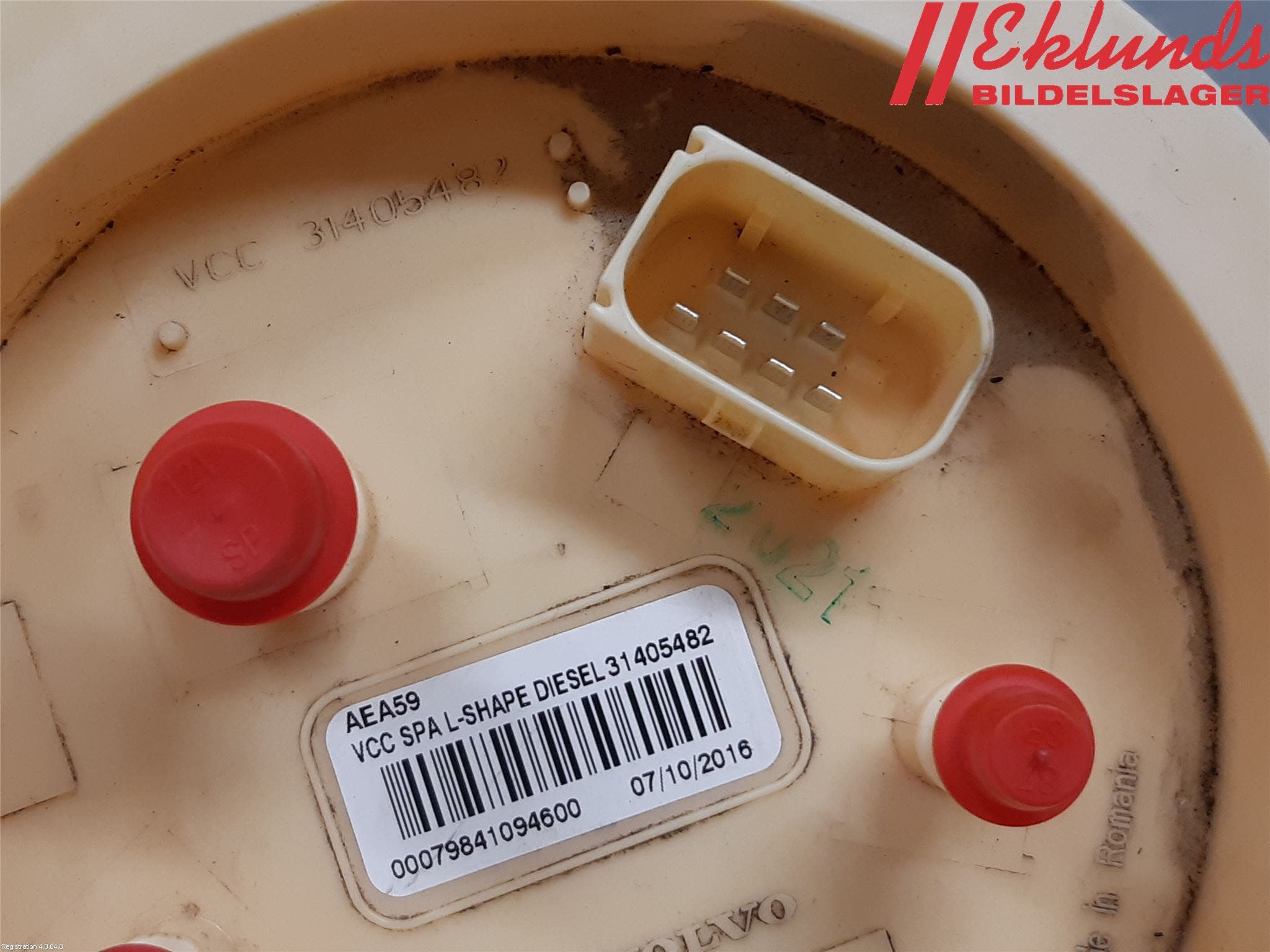 Volvo S90 17->> Bränslepump El