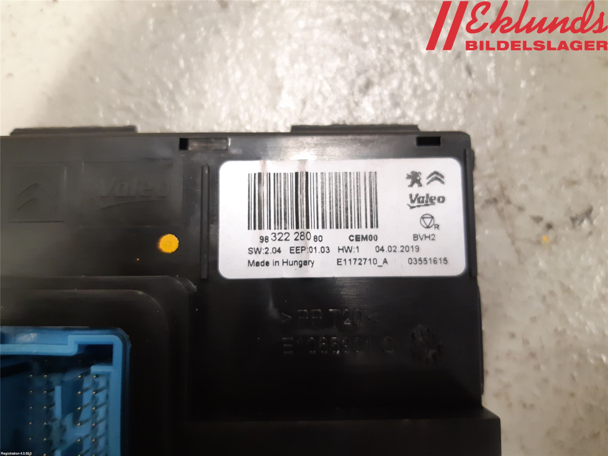 Peugeot EXPERT/E-EXPERT 17- Styrenhet Övrigt