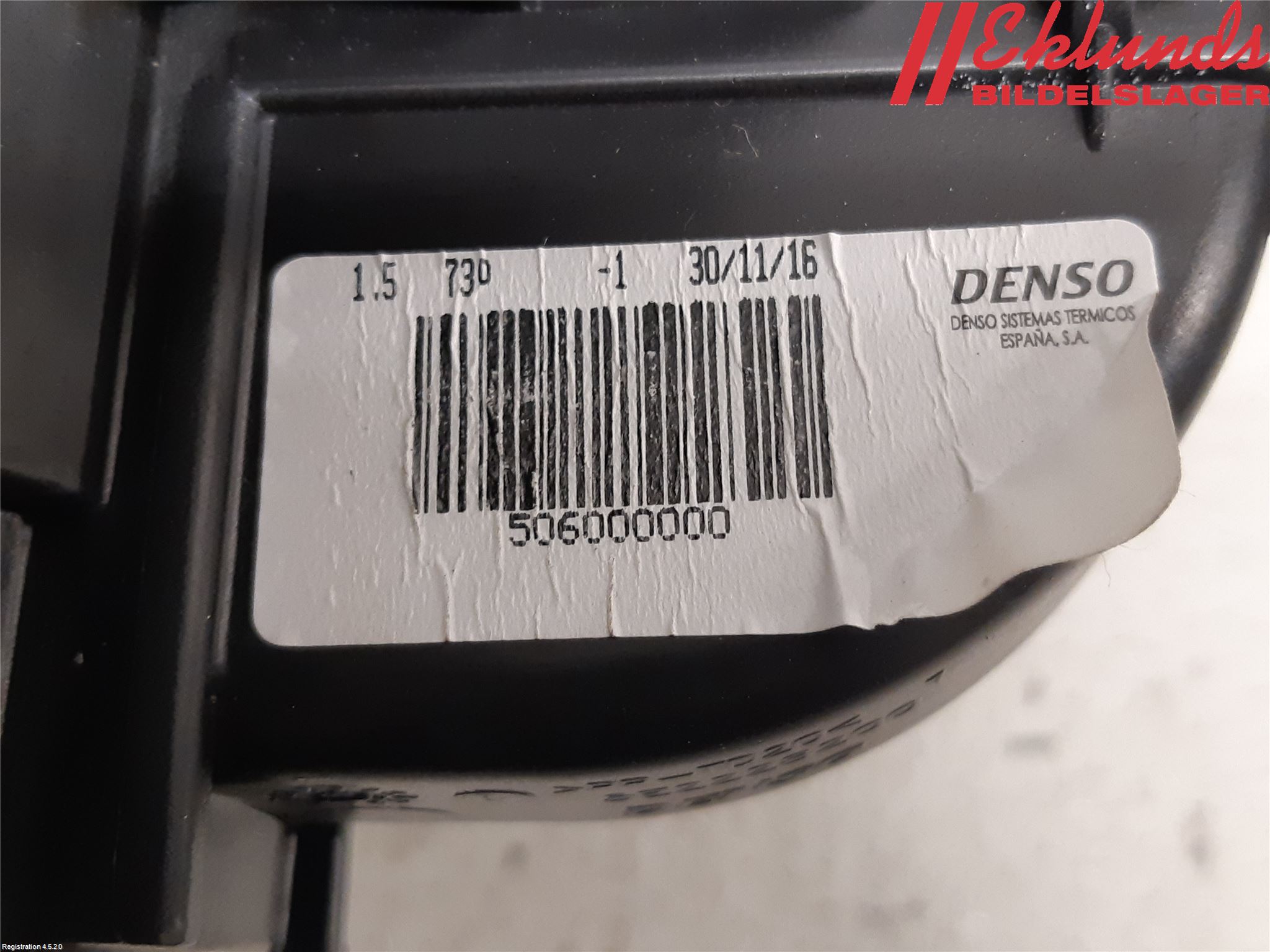 Citroen BERLINGO 08-18 Värmefläkt