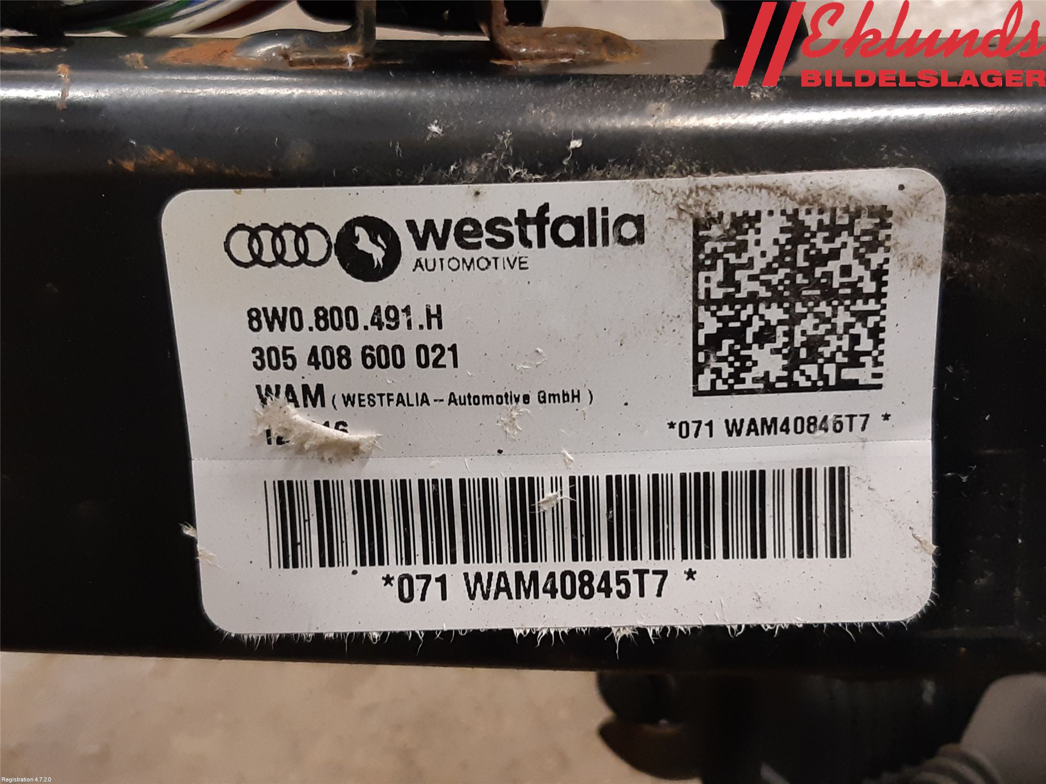 Audi A4/S4 B9 16-19 Dragkrok