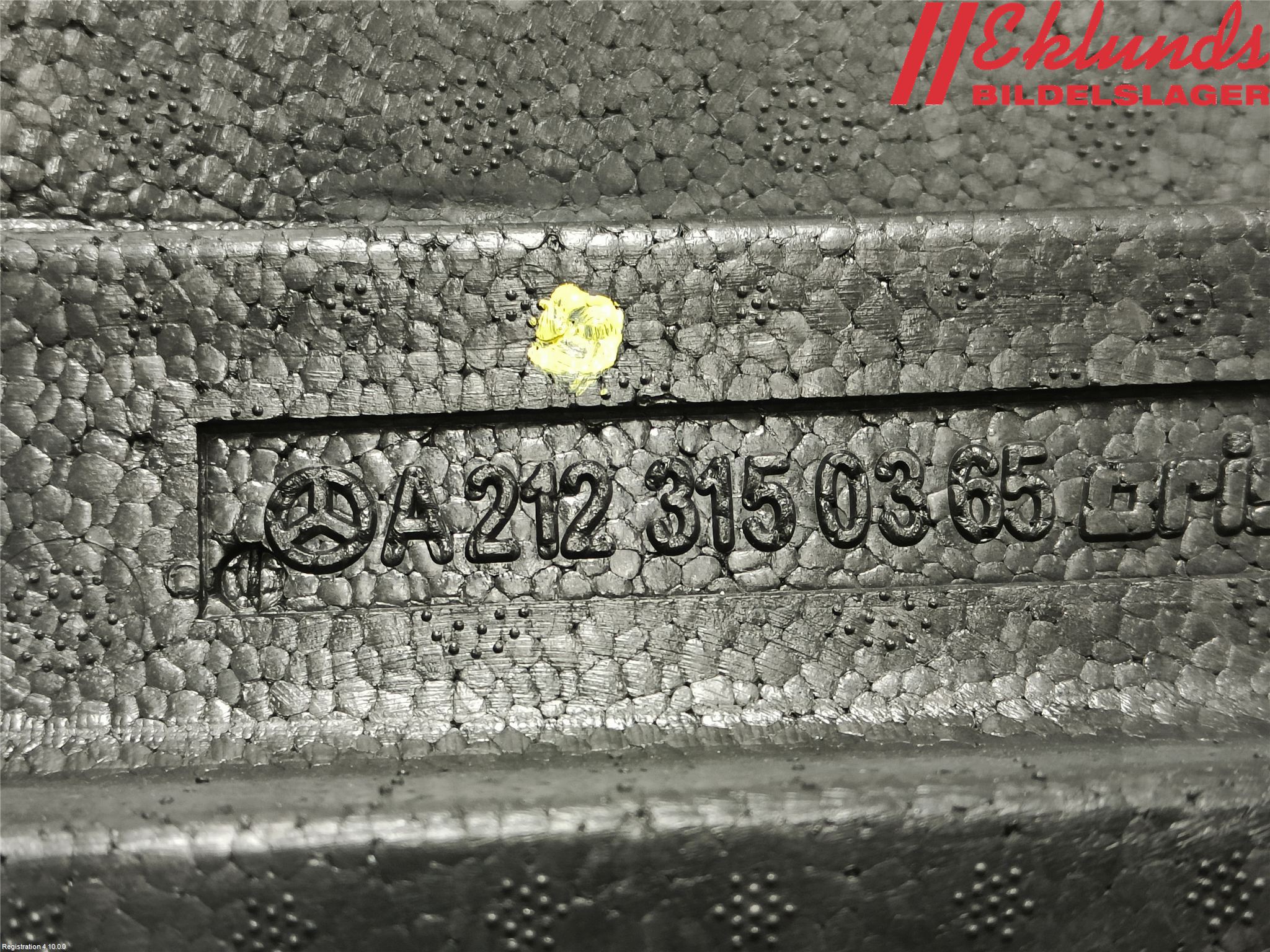 Mercedes-Benz MB E-KLASS (W212) 09-16 Stötfångare Deformelement Bak