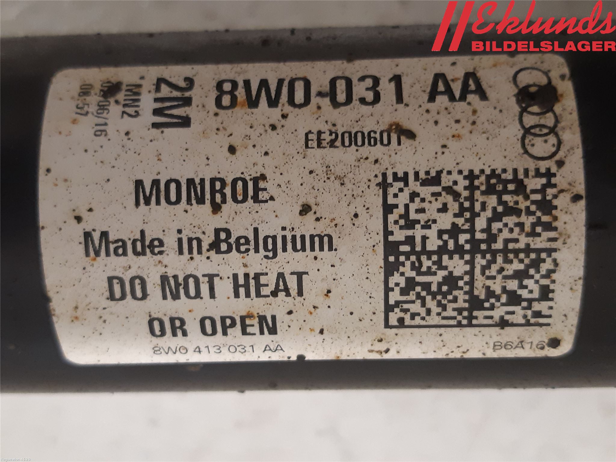 Audi A4/S4 B9 16-19 Fjäderben Fram Vänster