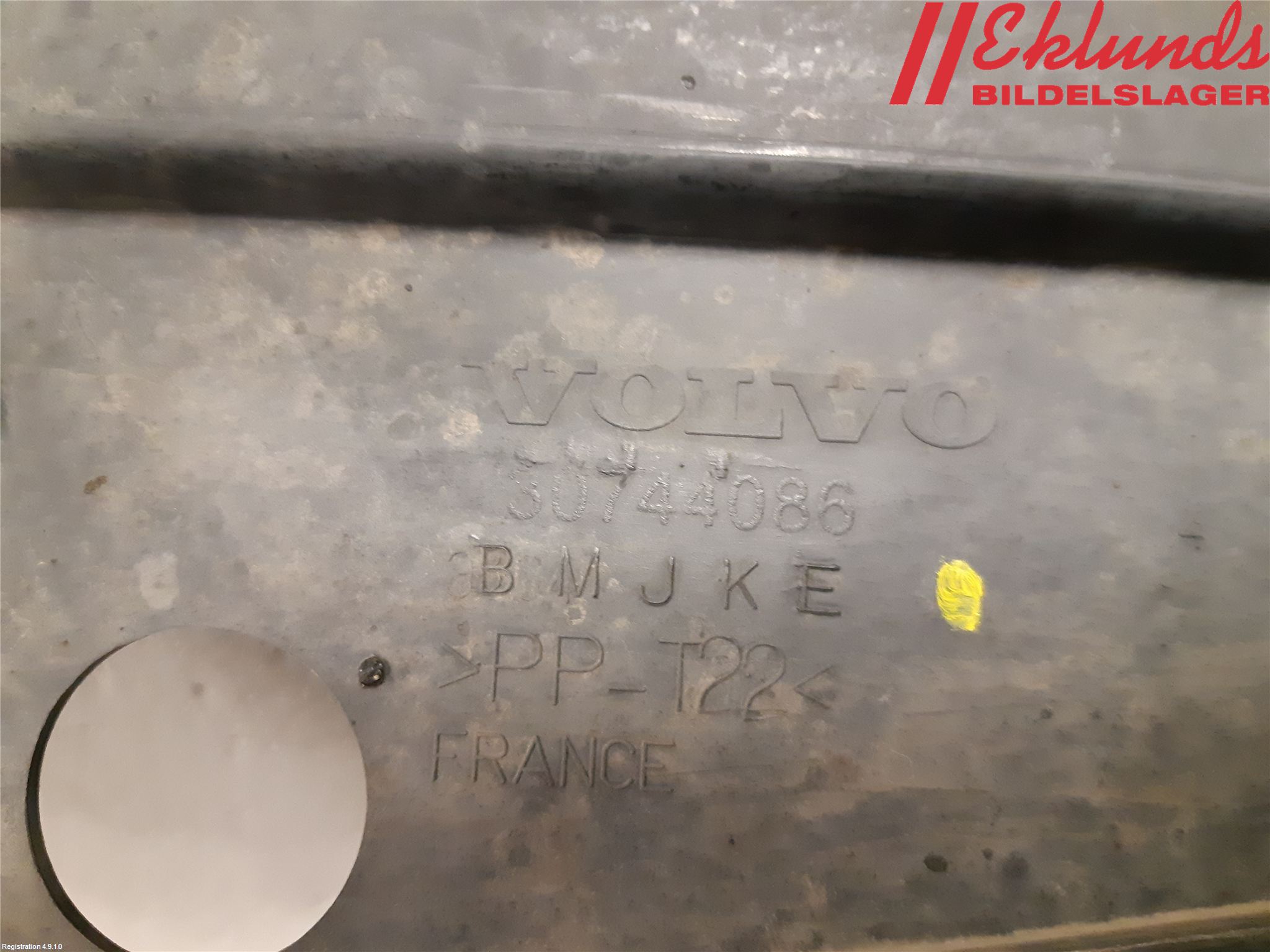 Volvo S60 05-10 Hasplåt Plåt-Plast