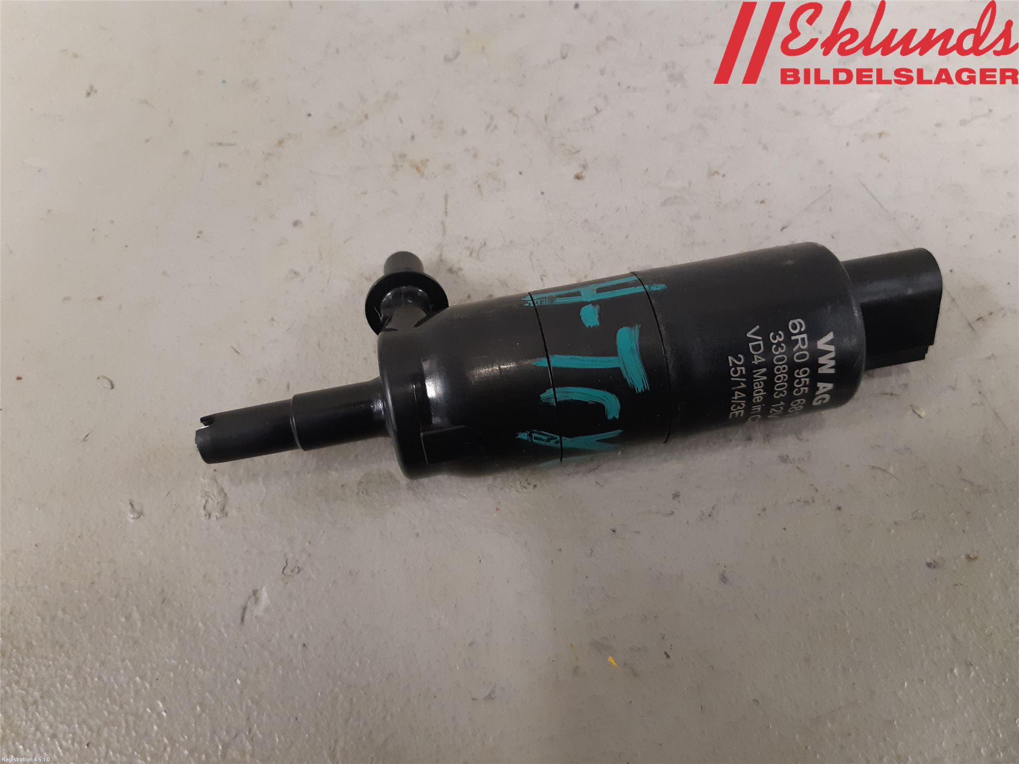 Volkswagen VW PASSAT 11-14 Spolarpump Högtryck