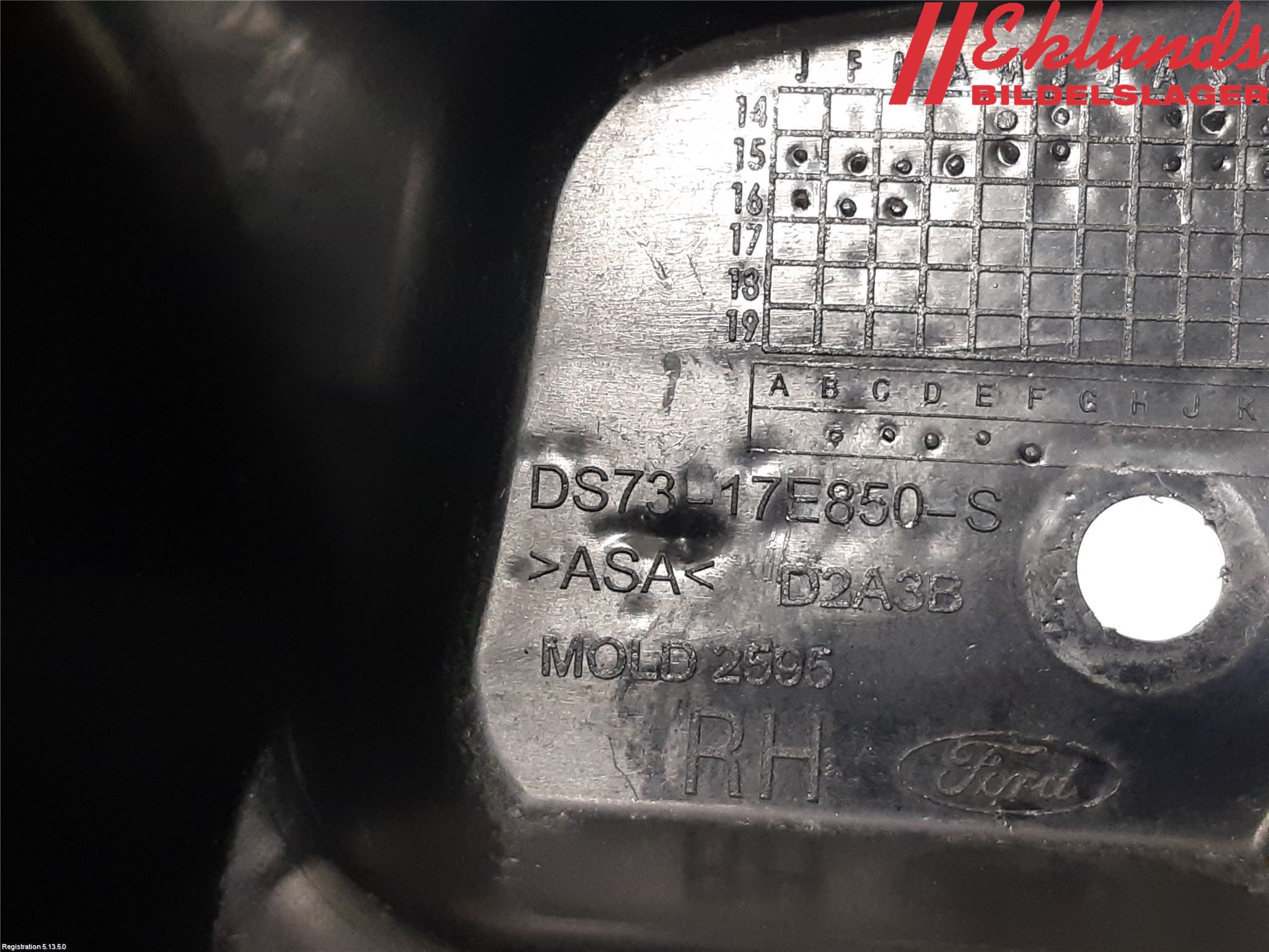Ford MONDEO 15-22 Stötfångarfäste Bak Hö