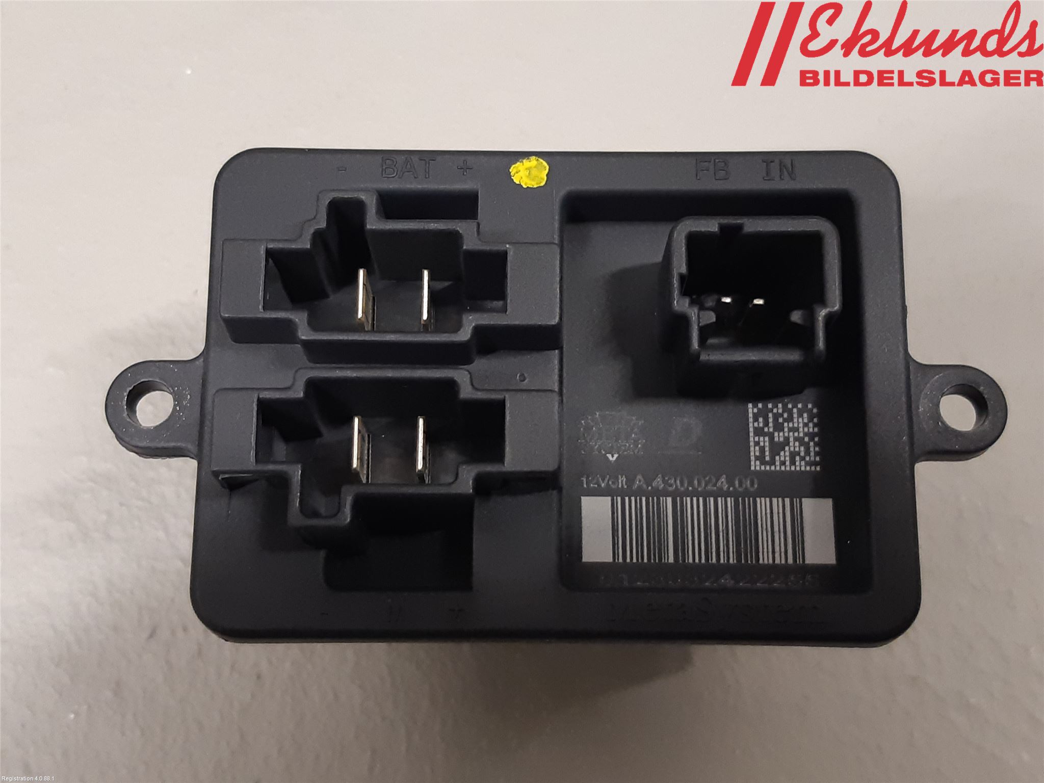 Fiat 500X 15- Värmefläktsmotstånd