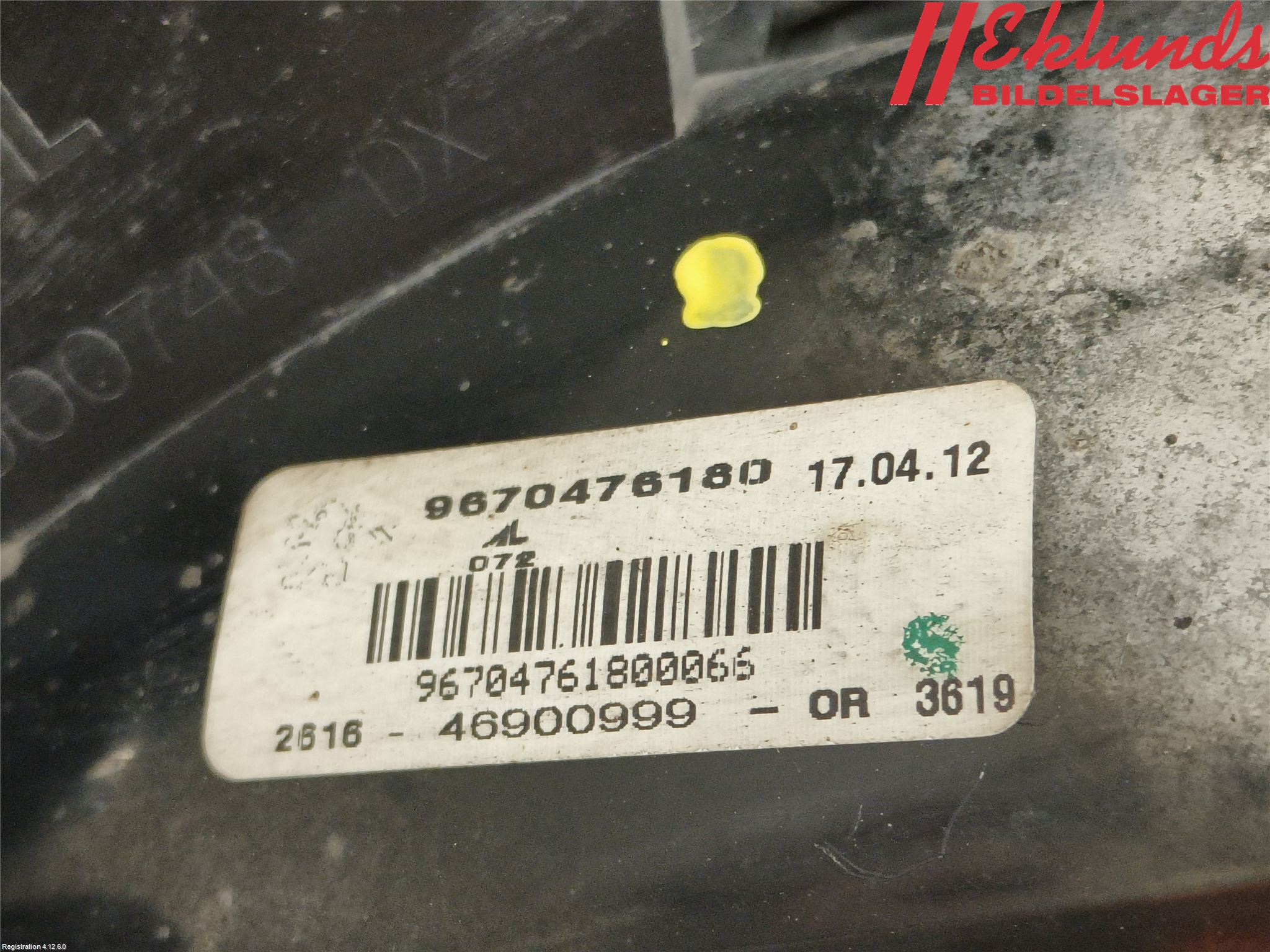 Peugeot 508 11-18 Dimljus-Varselljus Fram