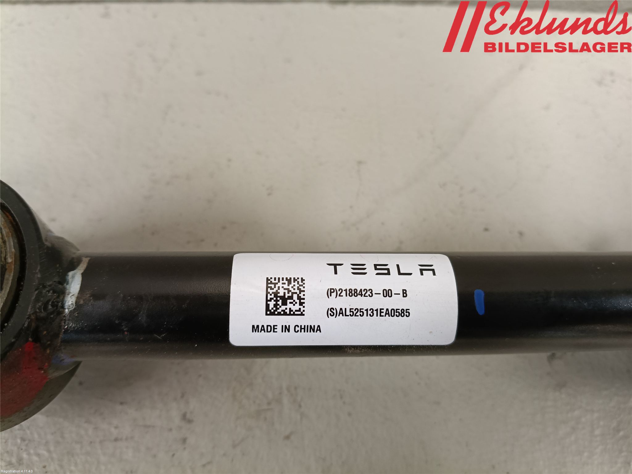 Tesla MODEL Y 21- Bärarm Bak Övre Vänster