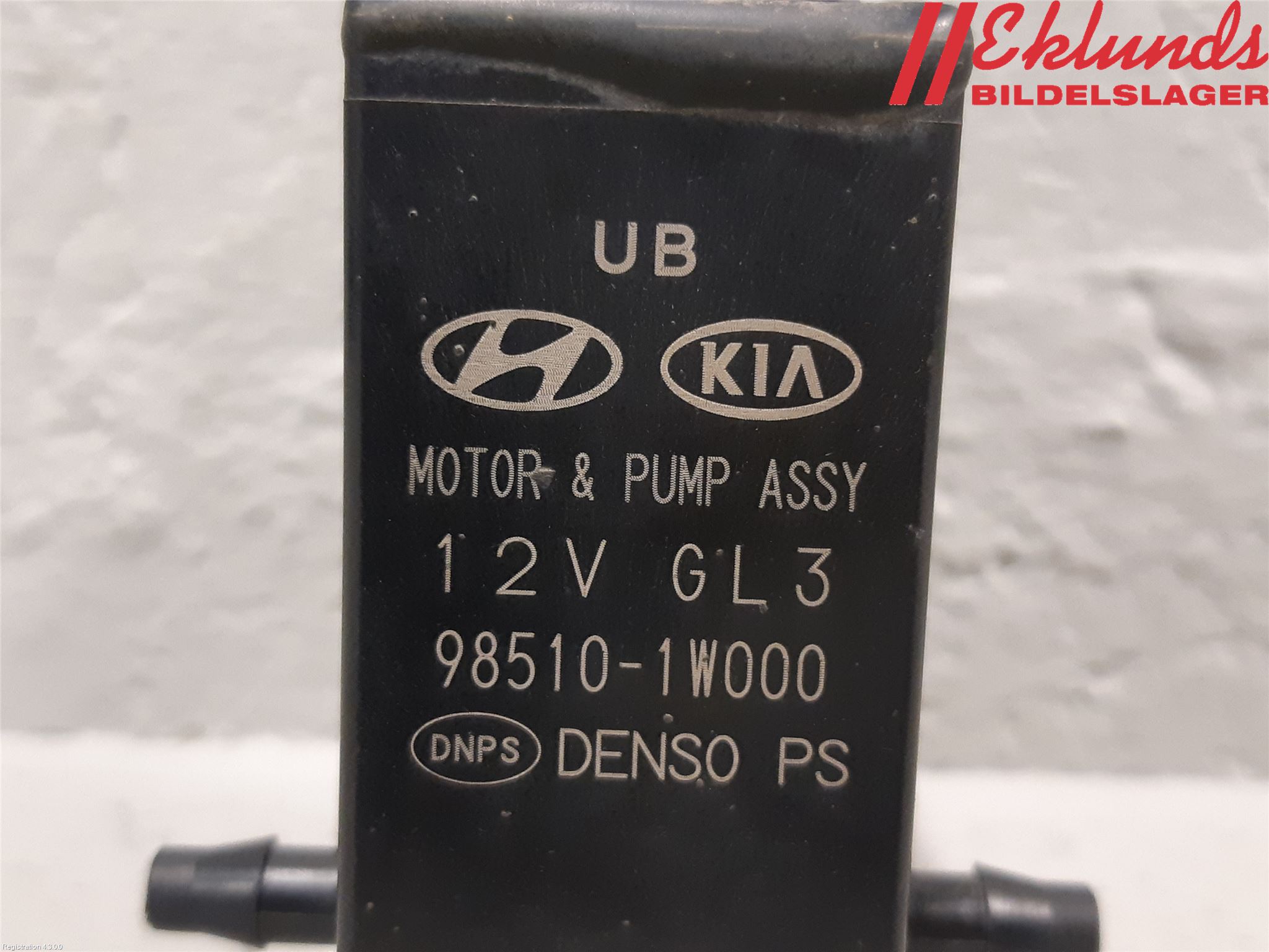 Hyundai i40 08-15 Spolarpump Vindruta