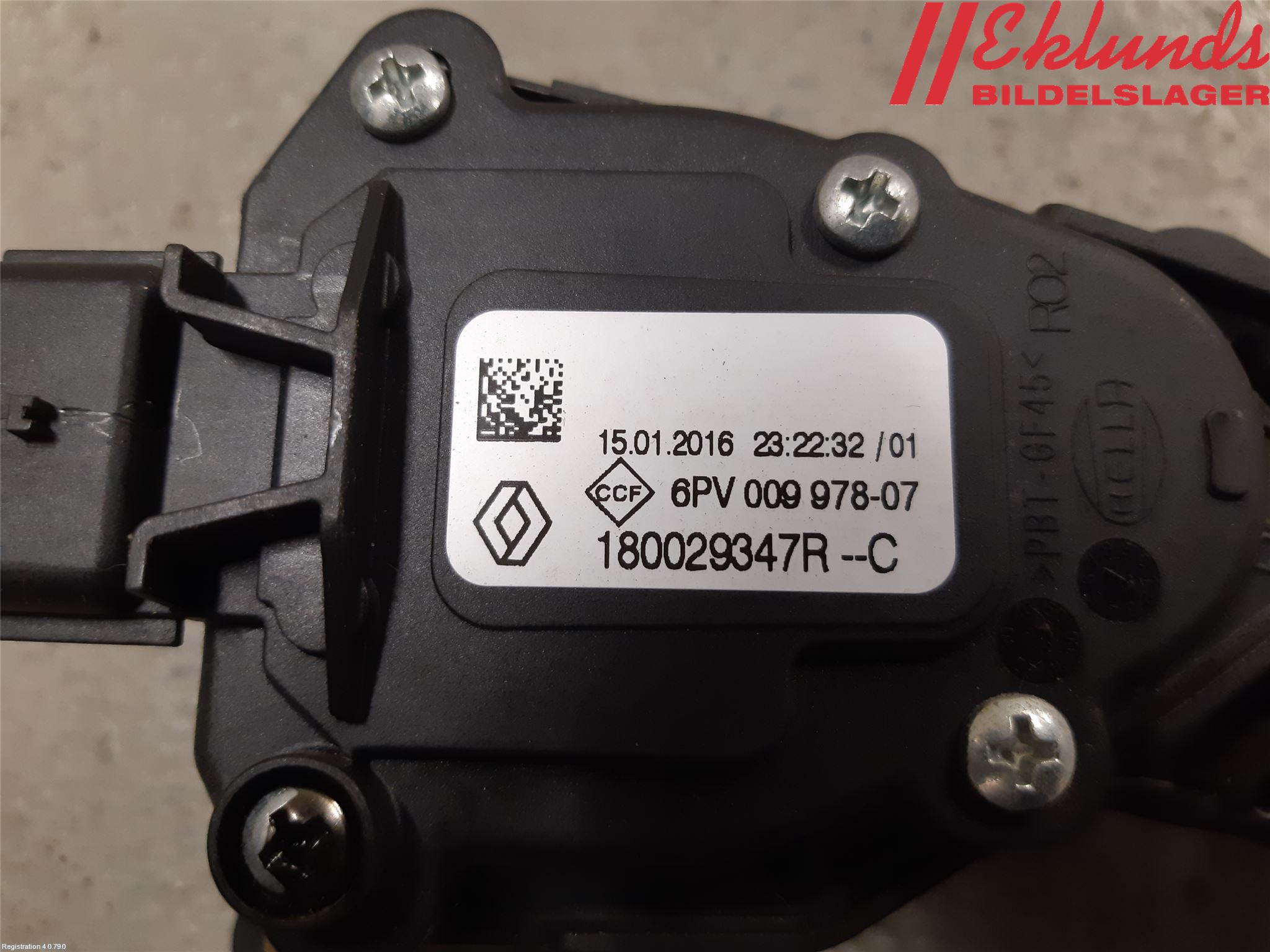 Renault CLIO IV 12-16 Gaspedal