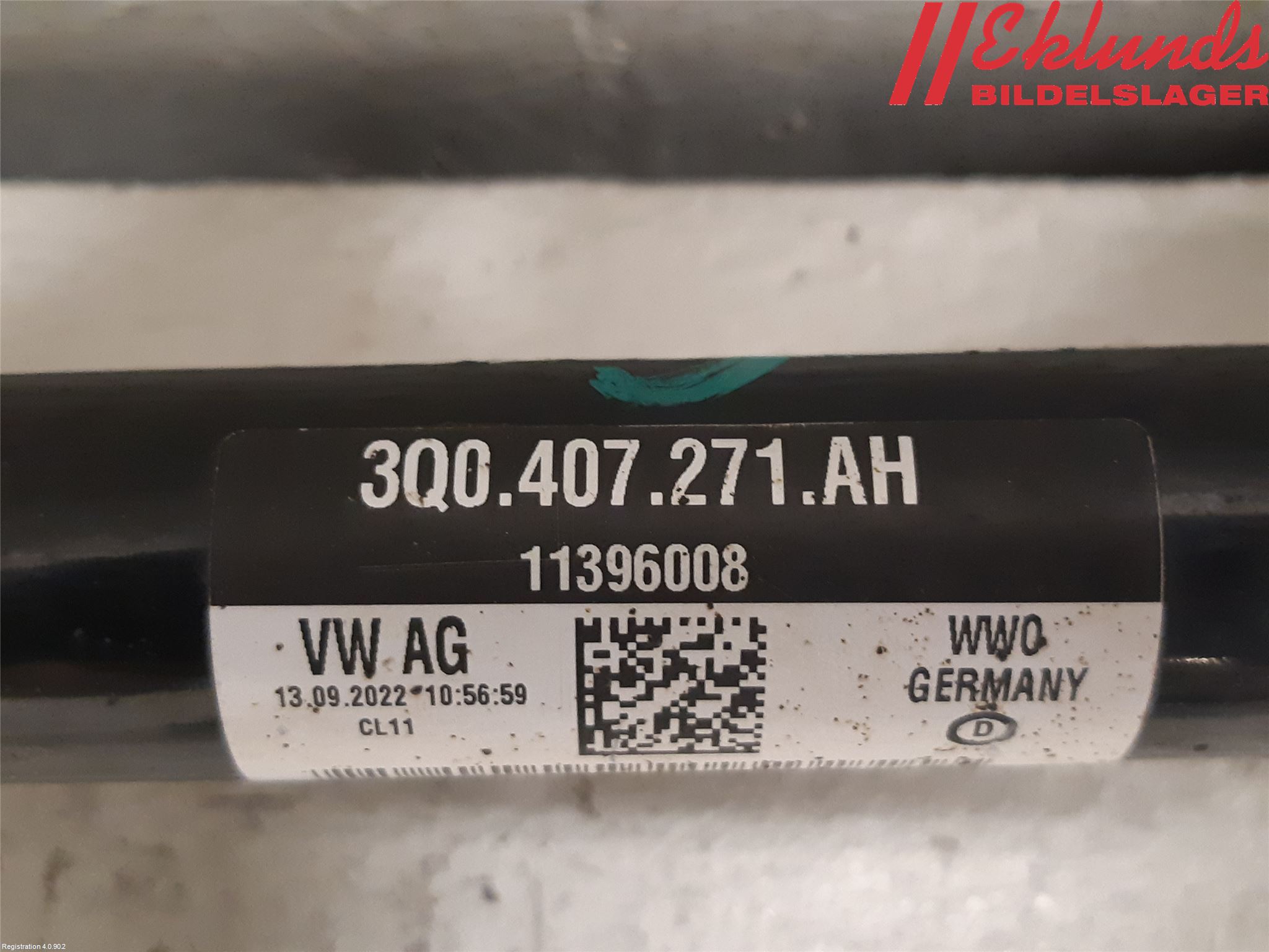 Volkswagen VW CADDY 21- Drivaxel Fram Vänster