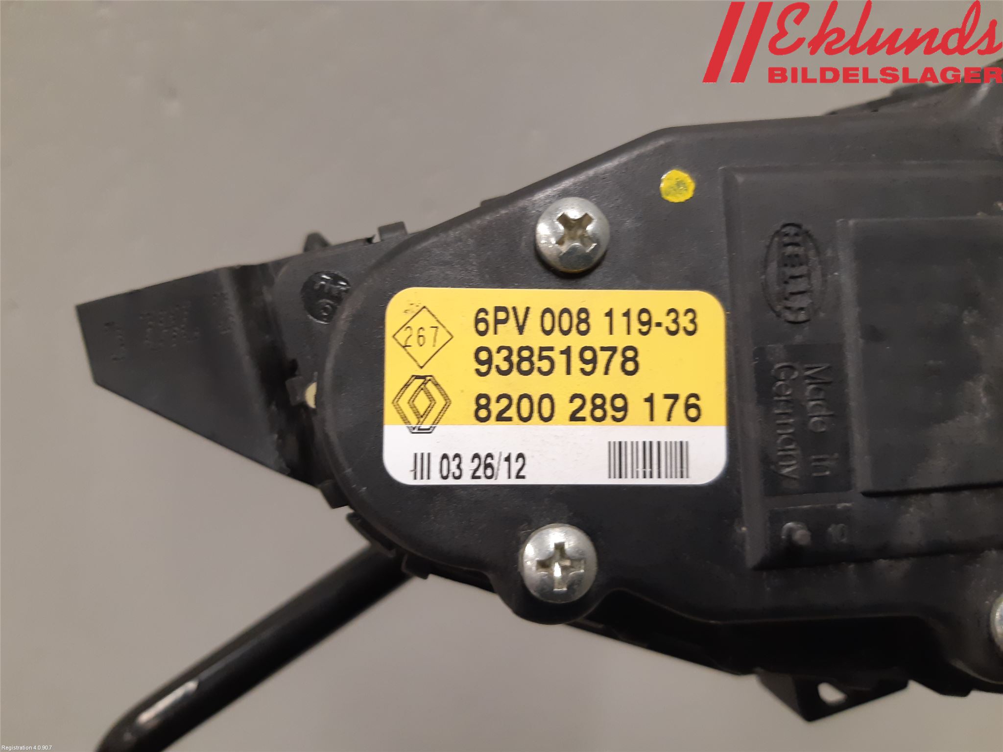 Renault TRAFIC   02-14 Gaspedal