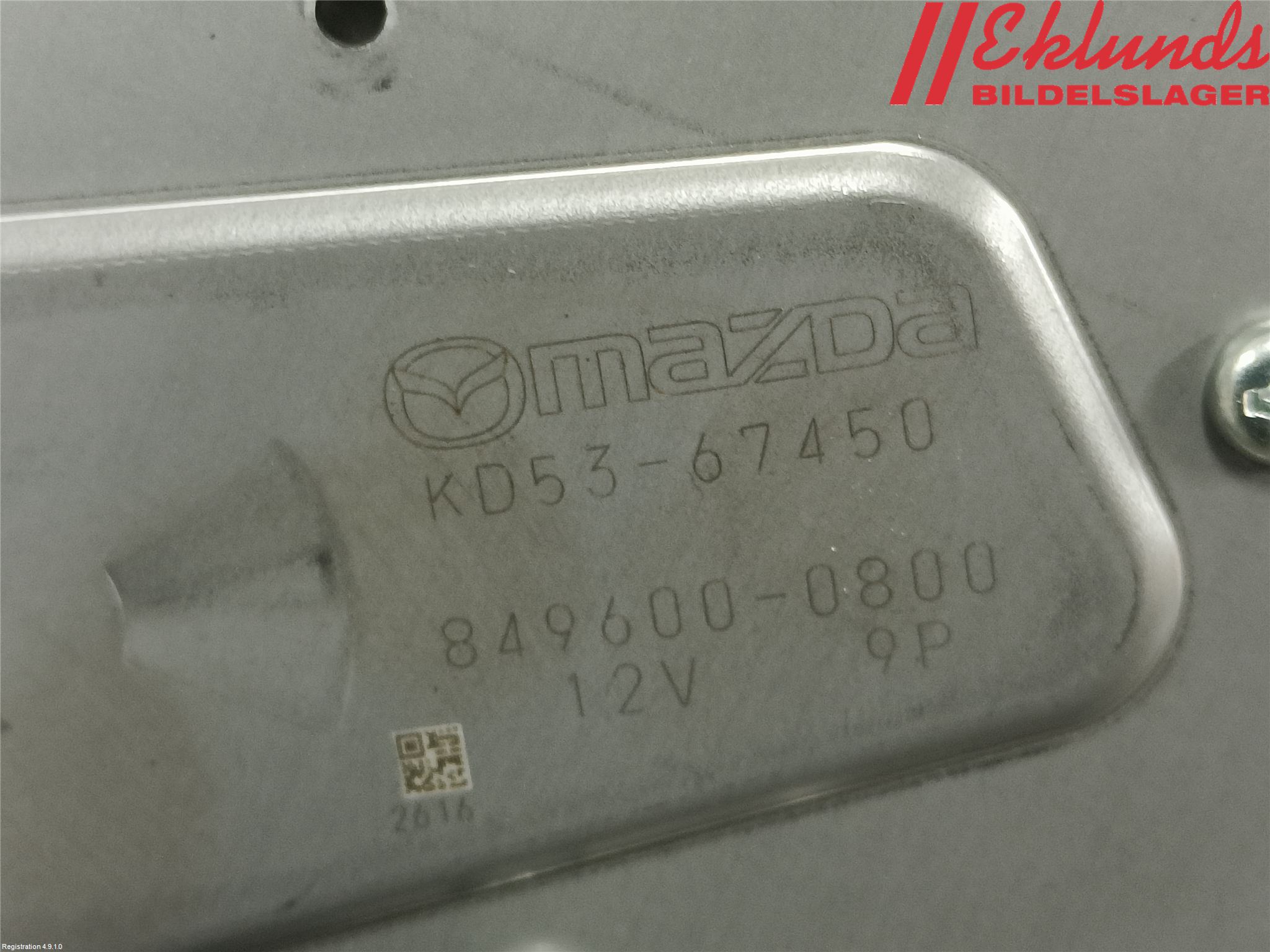 Mazda CX-5 12-17 Torkarmotor Baklucka