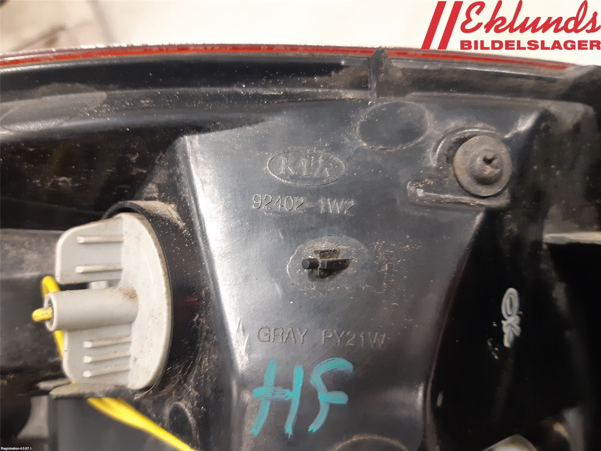 Kia RIO 12-16 Bakljus Höger