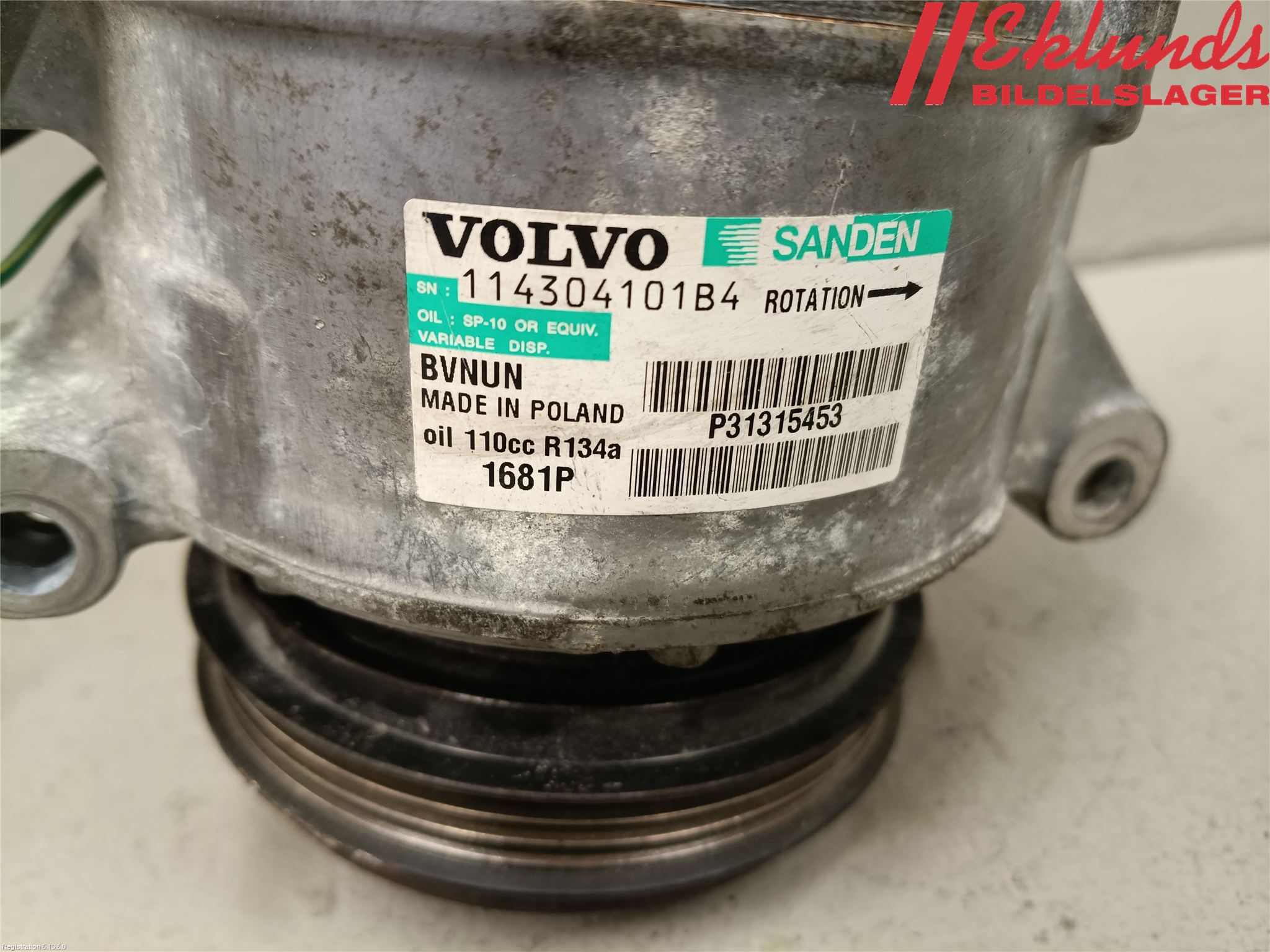 Volvo XC70 08-13 Ac Kompressor