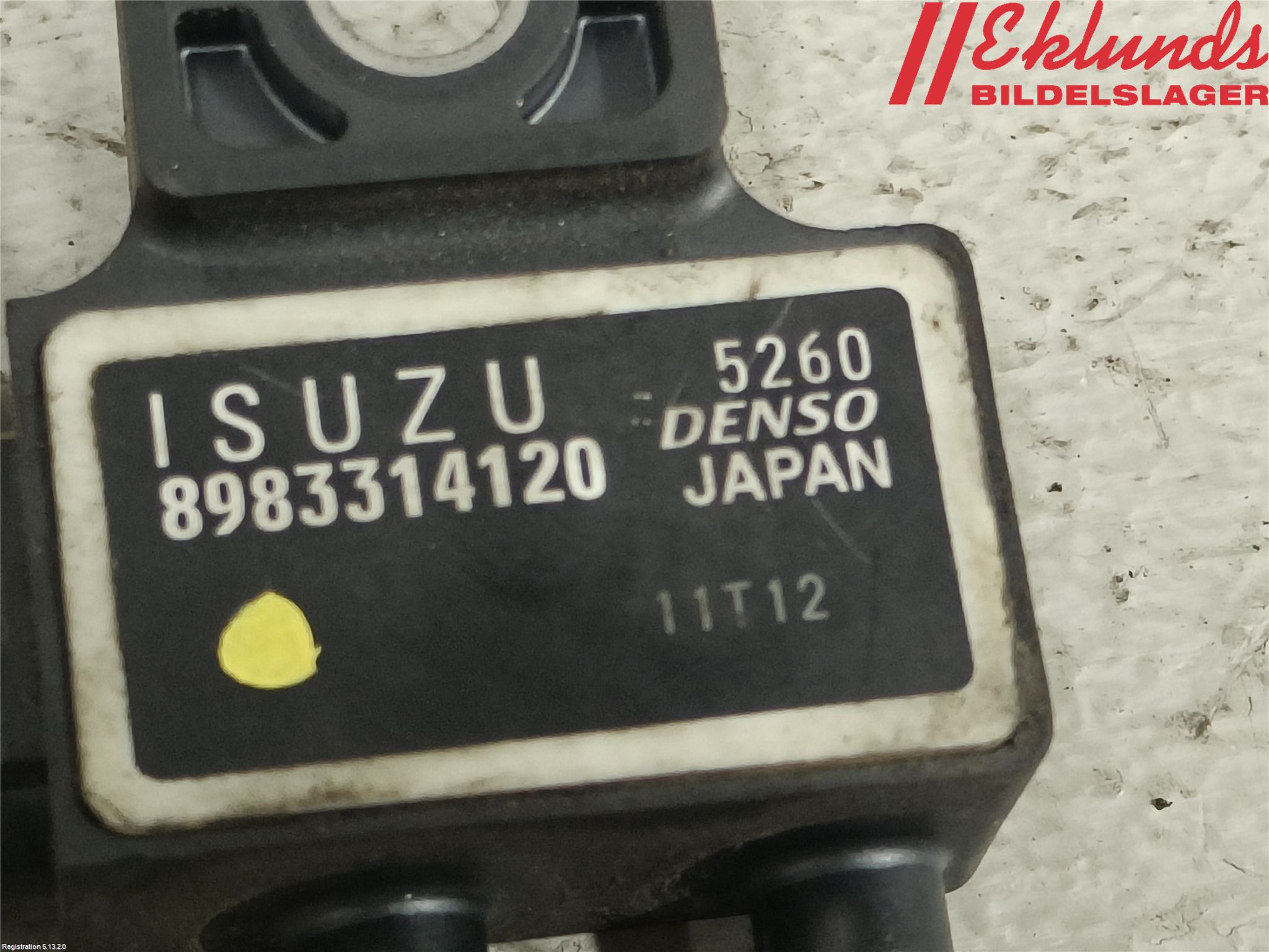 Isuzu D-MAX Vakuumventil
