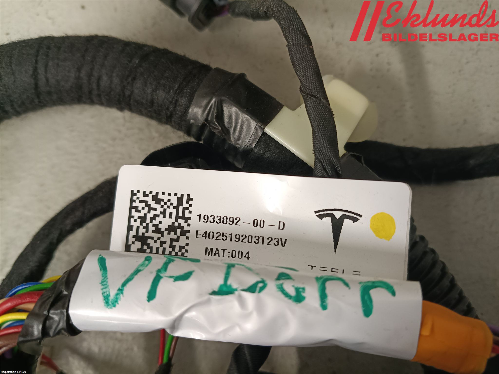 Tesla MODEL Y 21- Kabelhärva