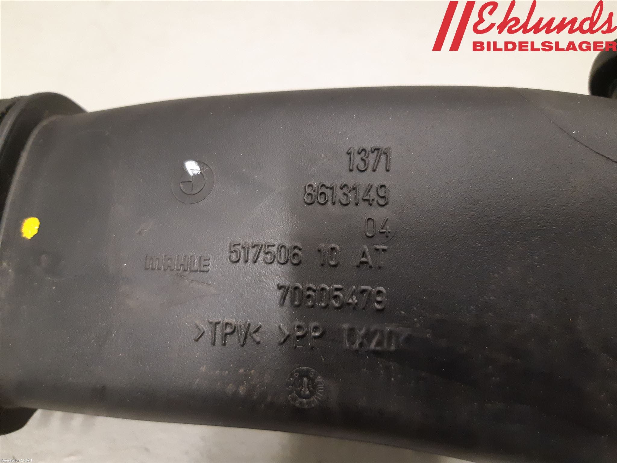 BMW 5 G30/G31/F90 17-23 Förg-Bälg-Rör Mot Luftr